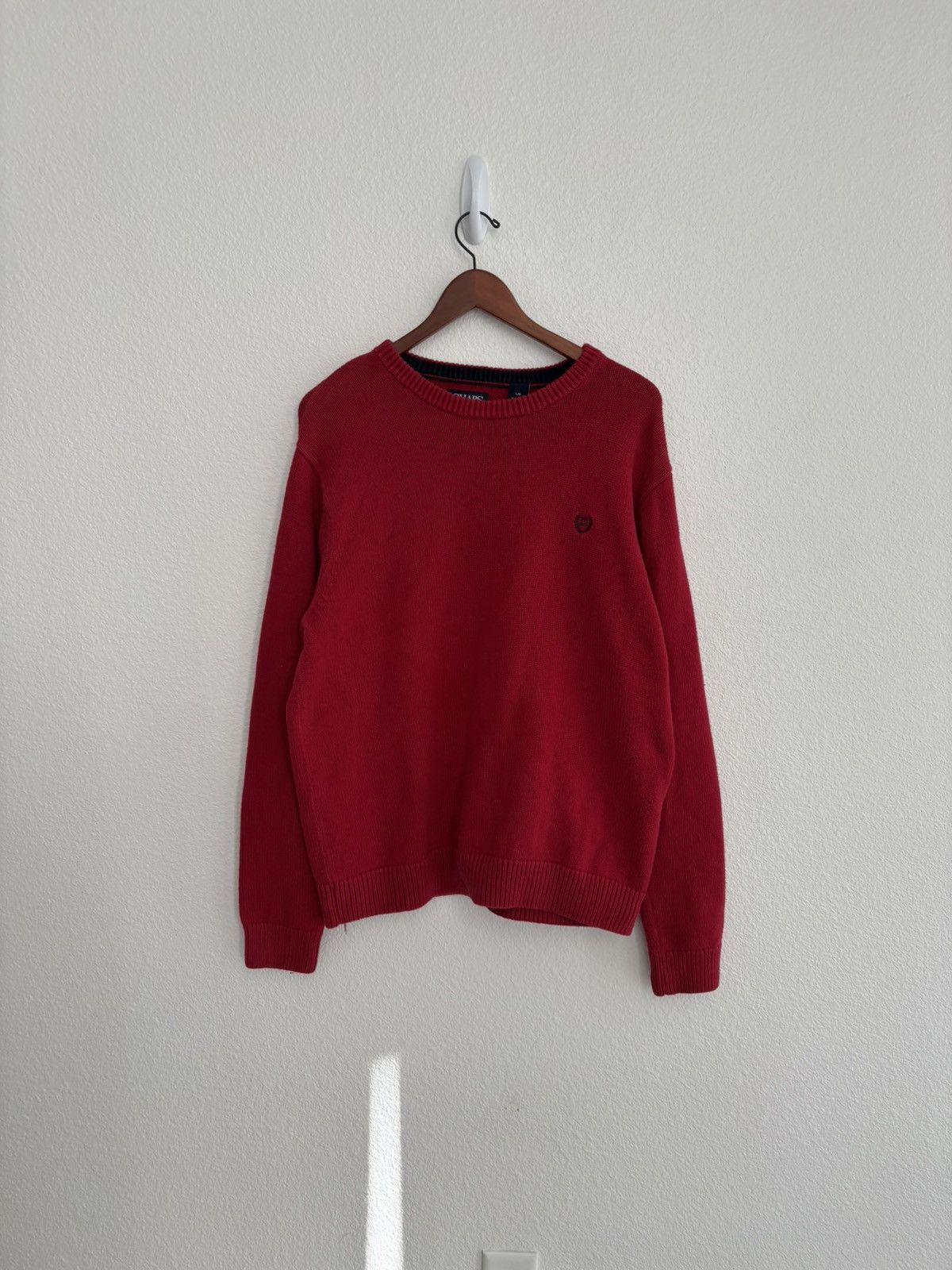 Chaps × Vintage Red Vintage Chaps Knitted Sweater Size US L / EU 52-54 / 3 - 1 Thumbnail