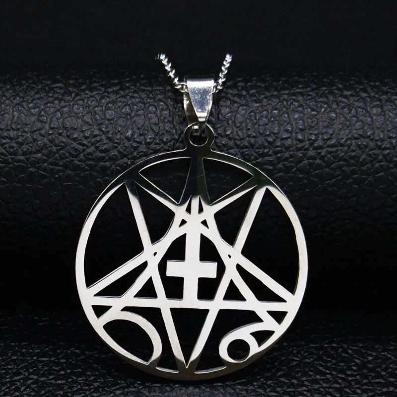 Jewelry Morbid Angel Pendant Necklace Emblem Talisman Size ONE SIZE - 2 Thumbnail