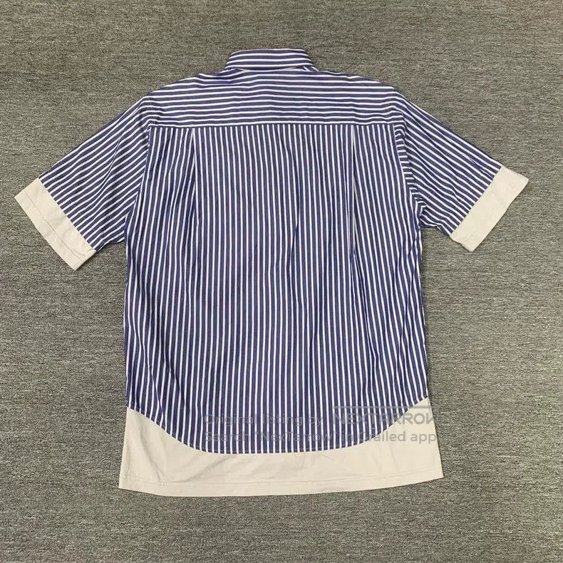 Balenciaga Balenciaga size 37 Blue Striped Buckle Embroidered Fake Tw Size US S / EU 44-46 / 1 - 2 Thumbnail