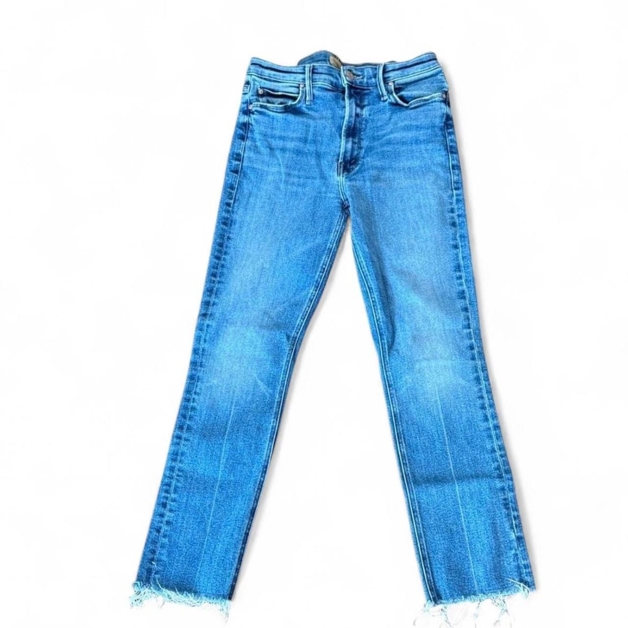MOTHER MOTHER The Mid Rise Dazzler Ankle Fray 5-Pocket Jeans. 27 Size 27" / US 4 / IT 40 - 8 Thumbnail