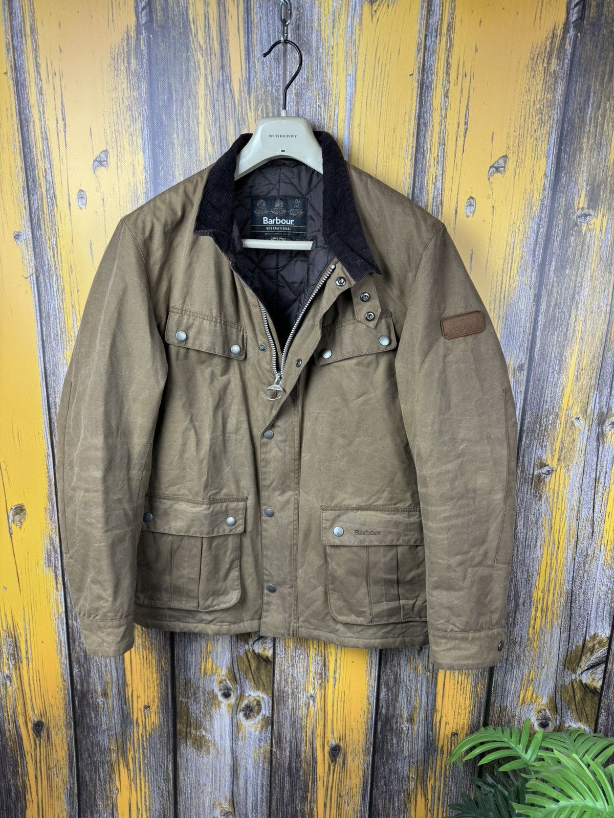 Barbour Barbour Vintage Wax Duke Jacket Bomber Moto Size L Size US L / EU 52-54 / 3 - 8 Thumbnail