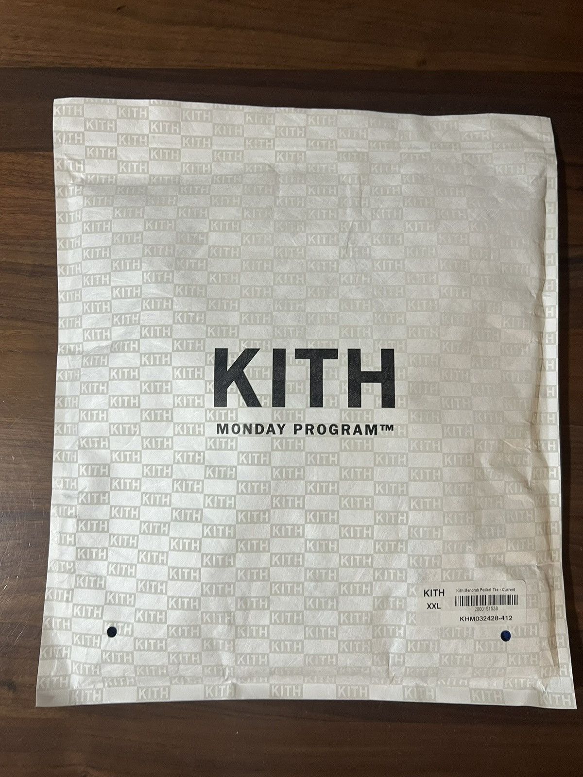 Kith Kith Menorah Pocket Tee in Current (Blue) Men’s Size XXL Size US XXL / EU 58 / 5 - 5 Thumbnail