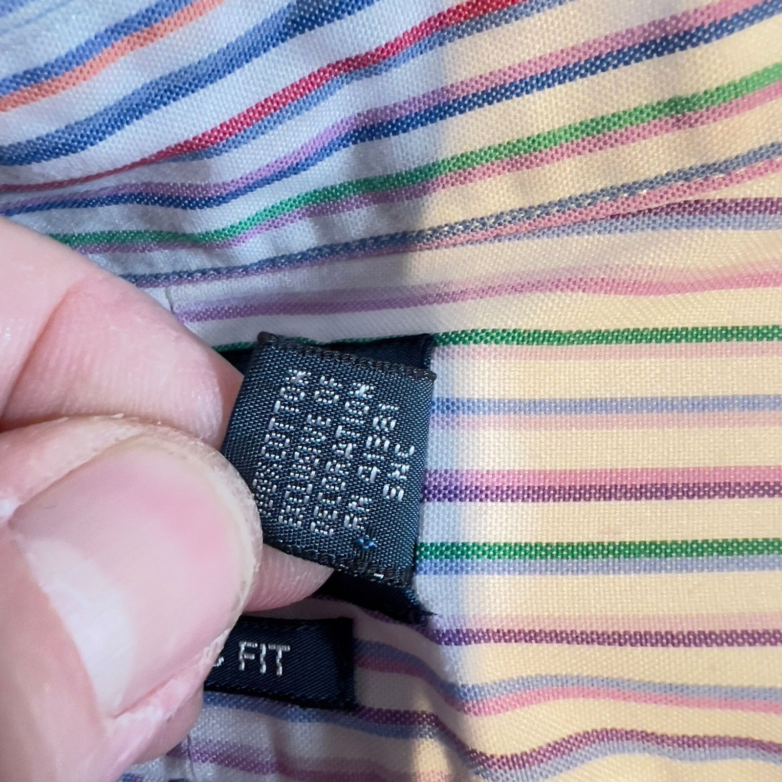 Ralph Lauren Ralph Lauren Button Shirt Mens 18 36/37 Classic Multi Color Size US XXL / EU 58 / 5 - 7 Thumbnail