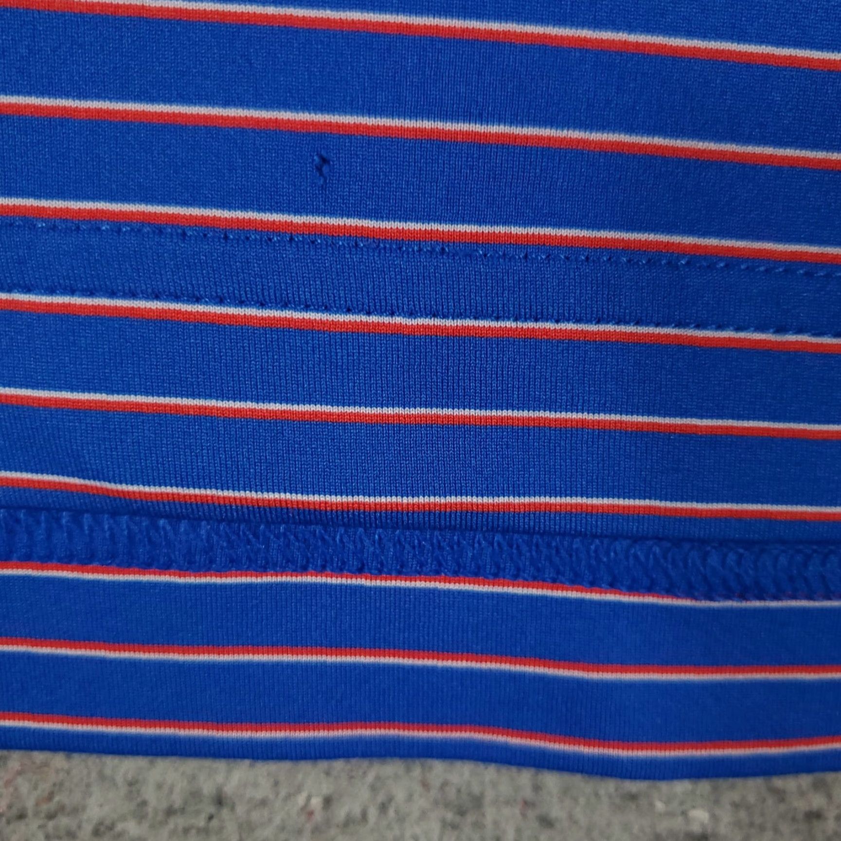 Vineyard Vines Vineyard Vines Polo Shirt Mens XL Blue Striped Performance Golf Short Sleeve Polo Shirt XL Blue Striped Size US XL / EU 56 / 4 - 4 Thumbnail