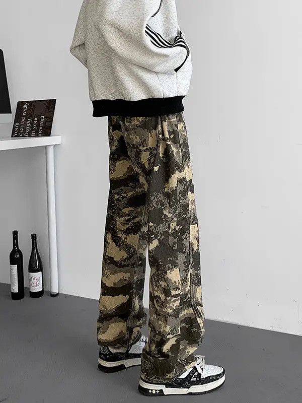 Japanese Brand × Jean Retro loose washed wide leg jeans Size US 32 / EU 48 - 4 Thumbnail