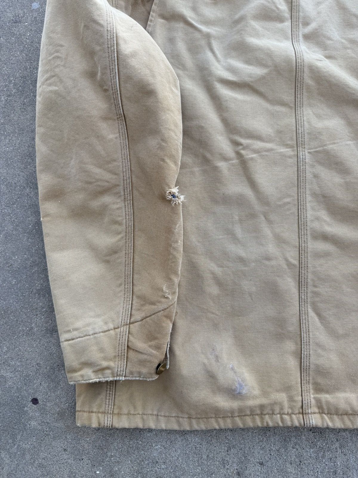 Carhartt × Vintage 1990s Carhartt Blanket Lined Chore Coat Size US XL / EU 56 / 4 - 6 Thumbnail
