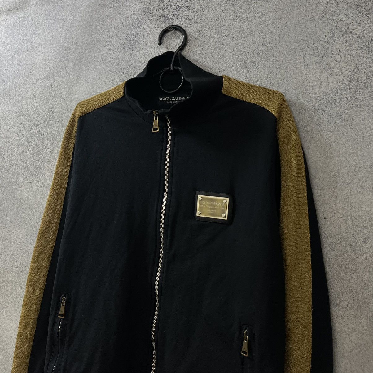 Dolce & Gabbana Dolce & Gabbana Zip Up Gold Logo Size US L / EU 52-54 / 3 - 2 Thumbnail