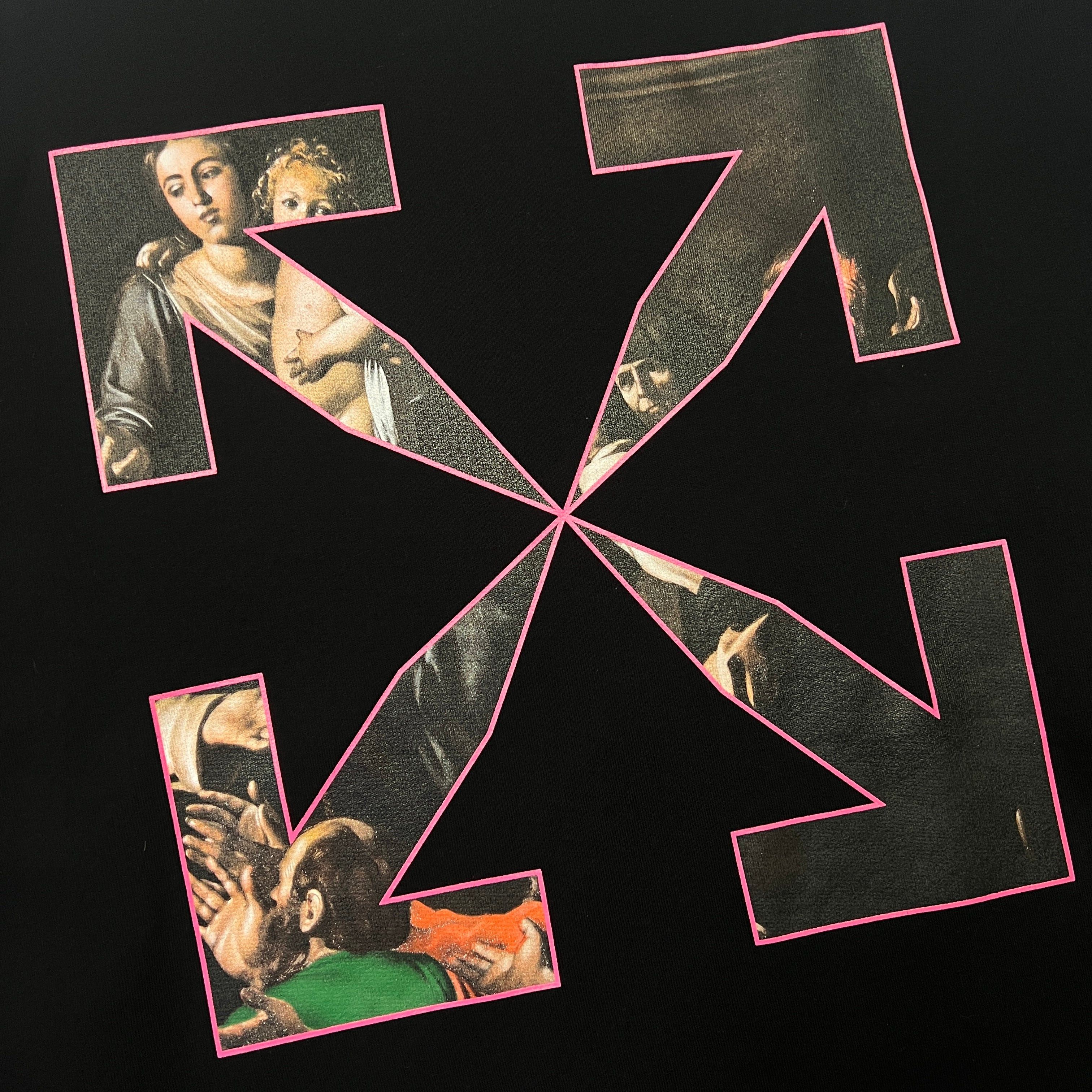 Off-White Off-White Sprayed Caravaggio Arrows Sweatshirt Size US XL / EU 56 / 4 - 4 Thumbnail