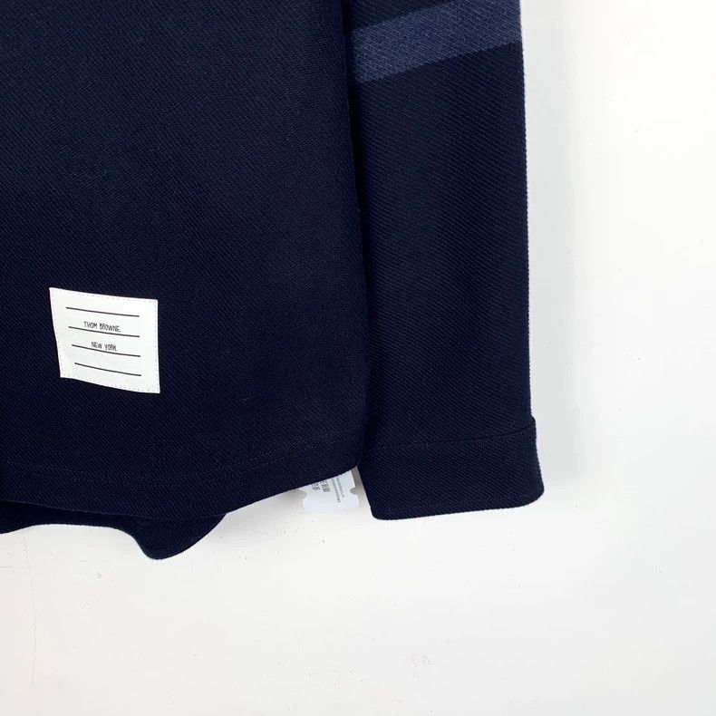 Thom Browne Thom Browne Cotton lapel single row button long sleeve shi Size XS / US 0-2 / IT 36-38 - 5 Thumbnail
