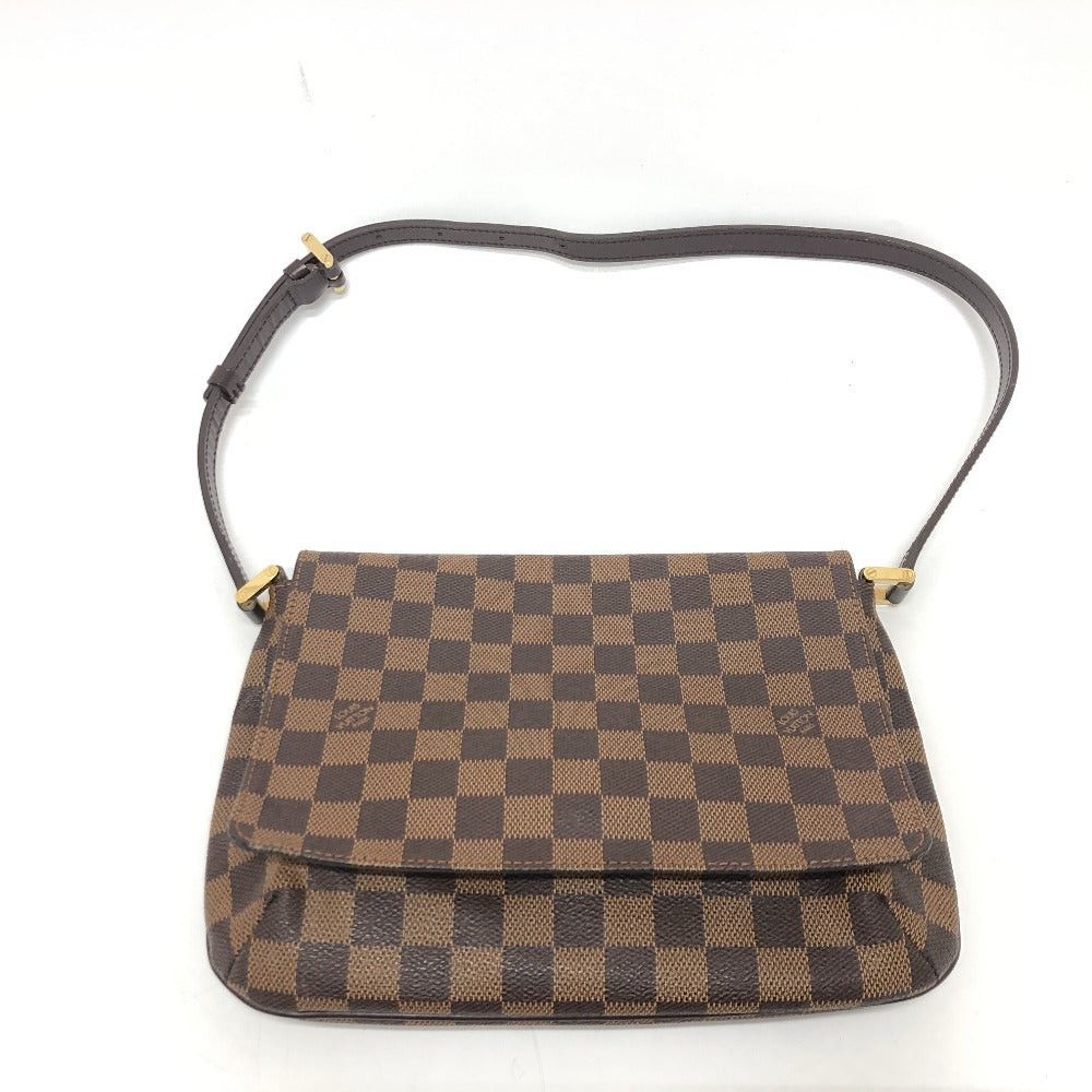 Louis Vuitton Louis Vuitton N51255 Musette Tango Briefcase Handbag Shawl Shoulder Bag Damier Canvas Women Ebenu. Size ONE SIZE - 1 Thumbnail