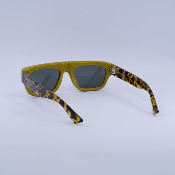Saint Laurent Paris Saint Laurent SL762 004 Sunglasses Ochra/Havana Square Frame Size ONE SIZE - 6 Thumbnail