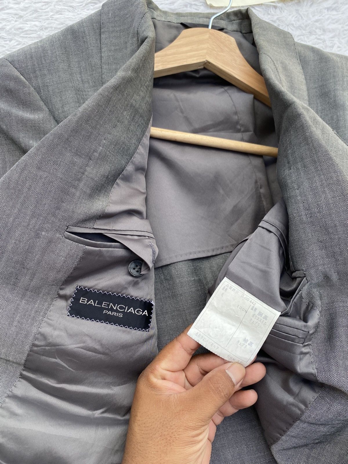 Balenciaga Rare Vintage 90s Balenciaga Blazer Size 36S - 10 Thumbnail