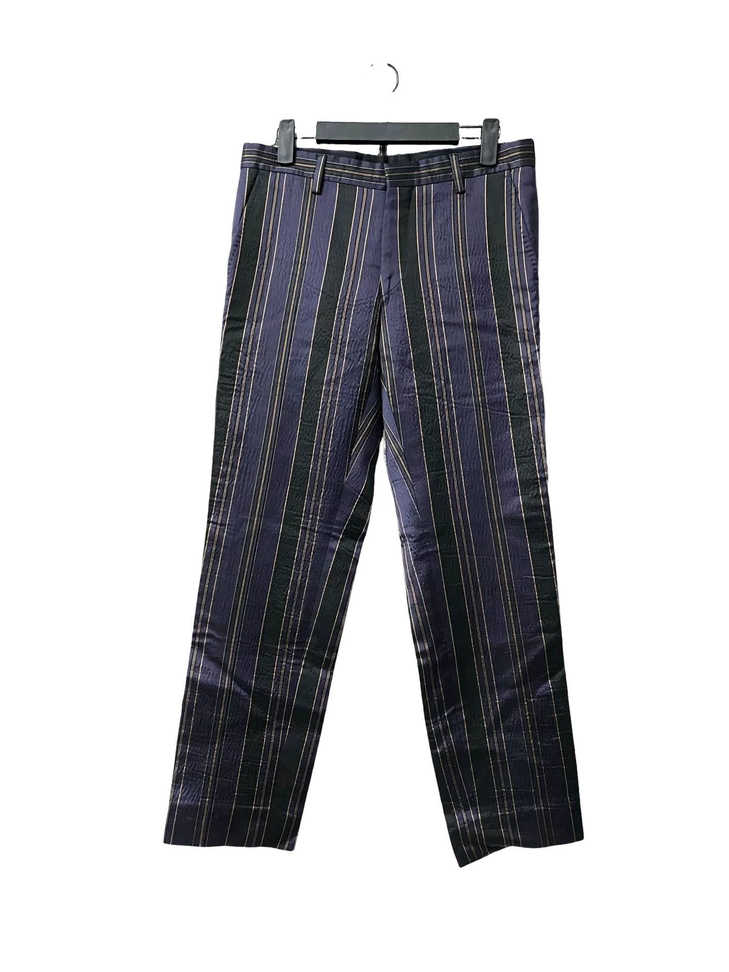 Dries Van Noten Dries Van Noten Striped Casual Pants Size 28 Size US 28 / EU 44 - 1 Thumbnail