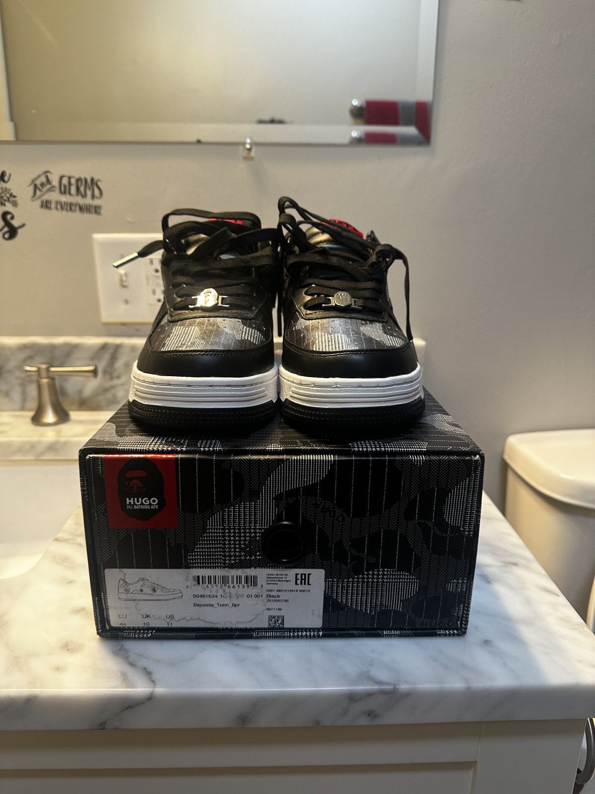 Bape Bape x Hugo Boss Bapesta Size US 11 / EU 44 - 2 Thumbnail