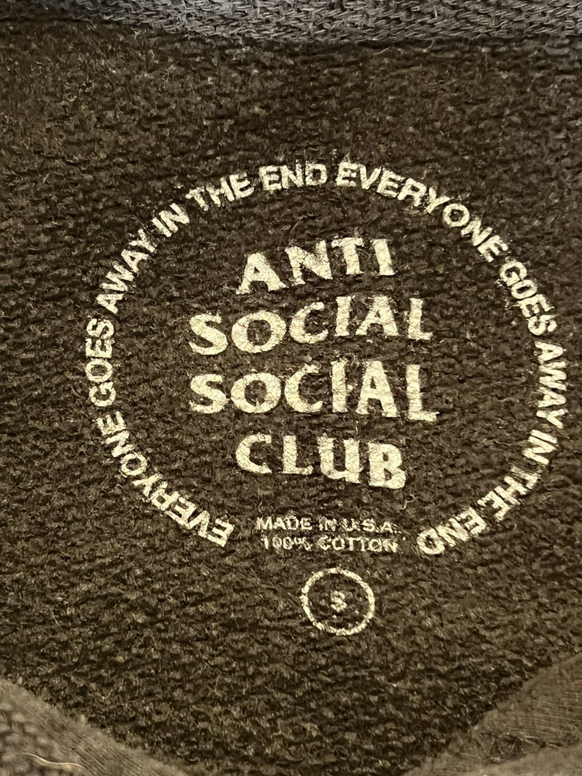 Anti Social Social Club Anti Social Social Club - Upset Hoodie Black | Small - Used Size US S / EU 44-46 / 1 - 11 Thumbnail
