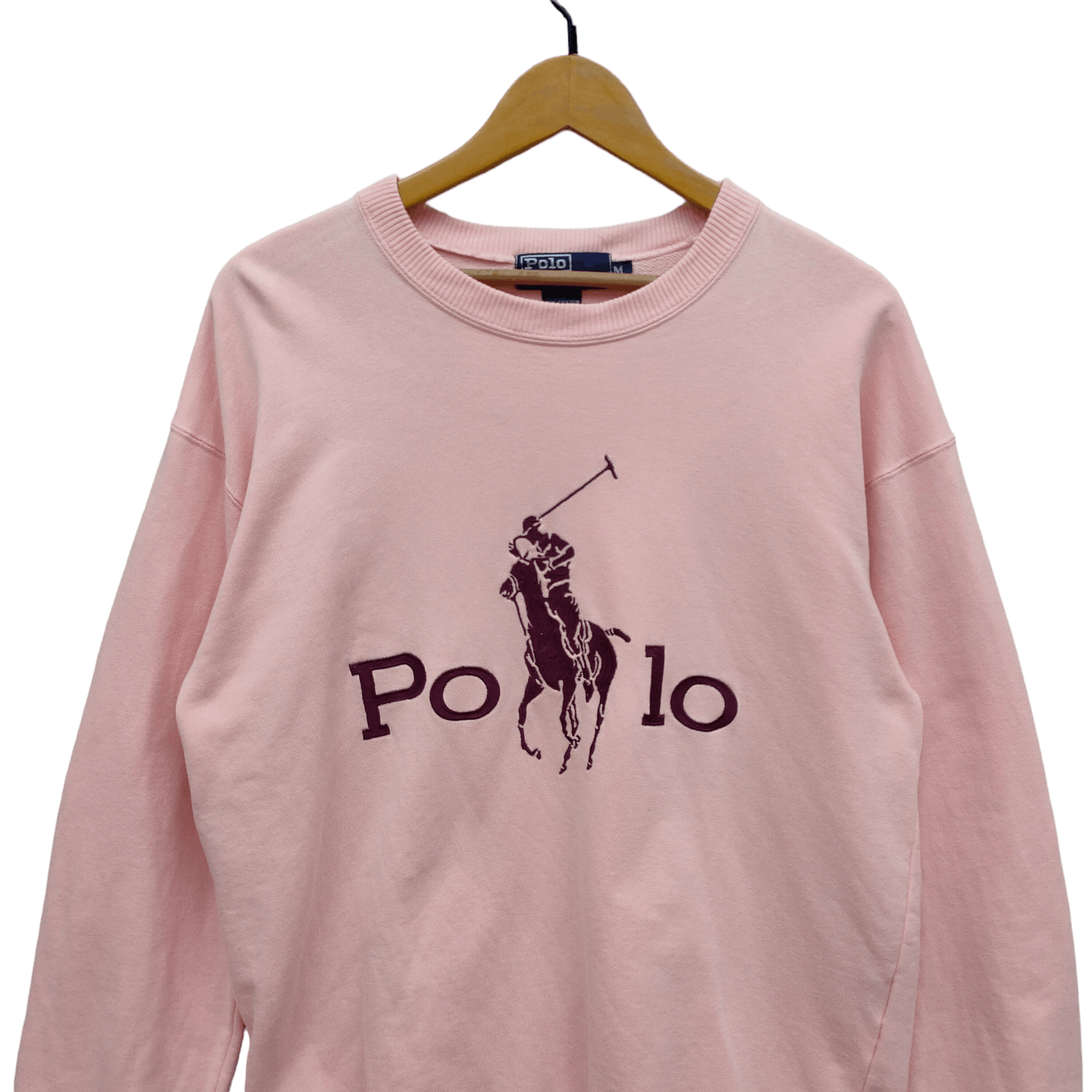Polo Ralph Lauren × Vintage 90s Polo Ralph Lauren Crewneck embroidery Size US M / EU 48-50 / 2 - 3 Thumbnail