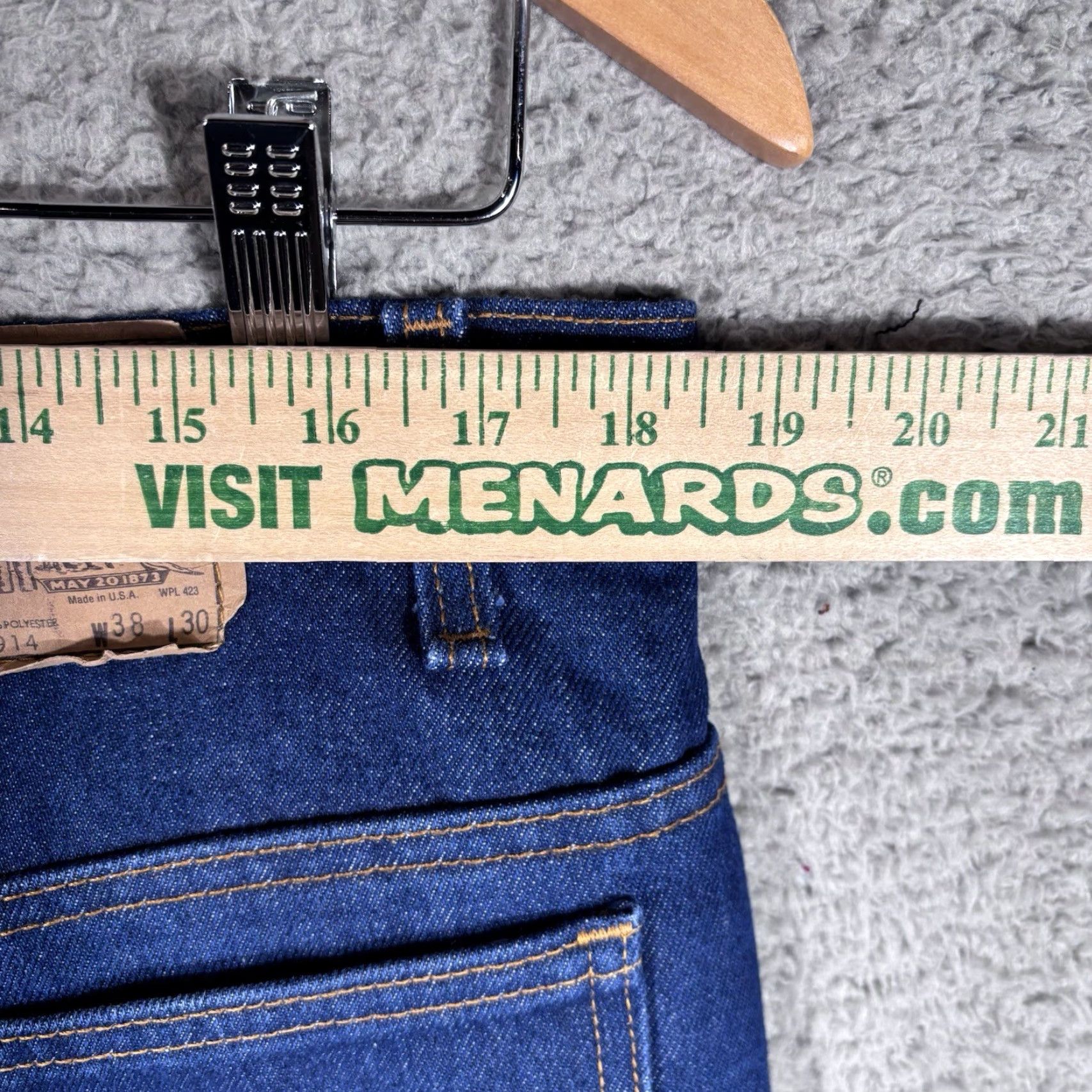 Levi's VINTAGE Levi's Jeans Men's 36x30 Boot Cut Blue Denim Cotton Blend USA 500 Series 516 Regular Inseam 30" Size US 36 / EU 52 - 5 Thumbnail