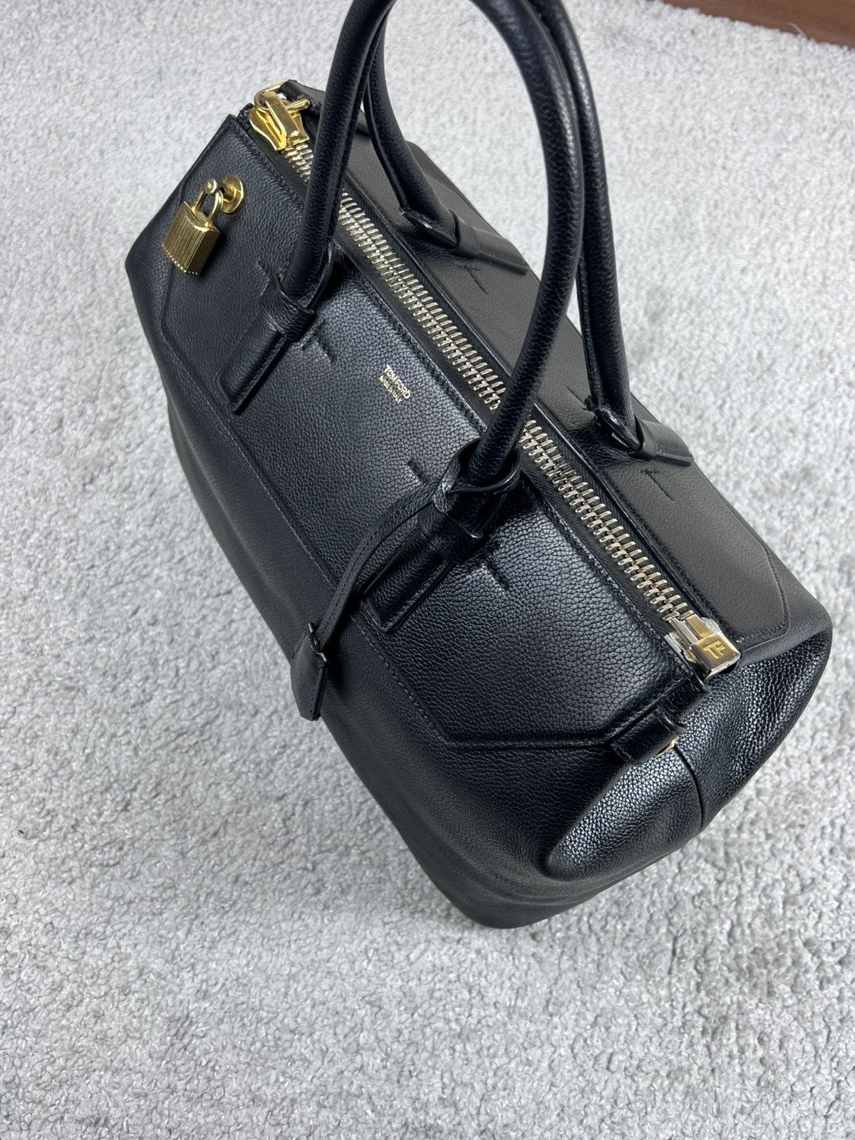 Tom Ford Tom Ford Padlock Black Leather Bag Size ONE SIZE - 6 Thumbnail