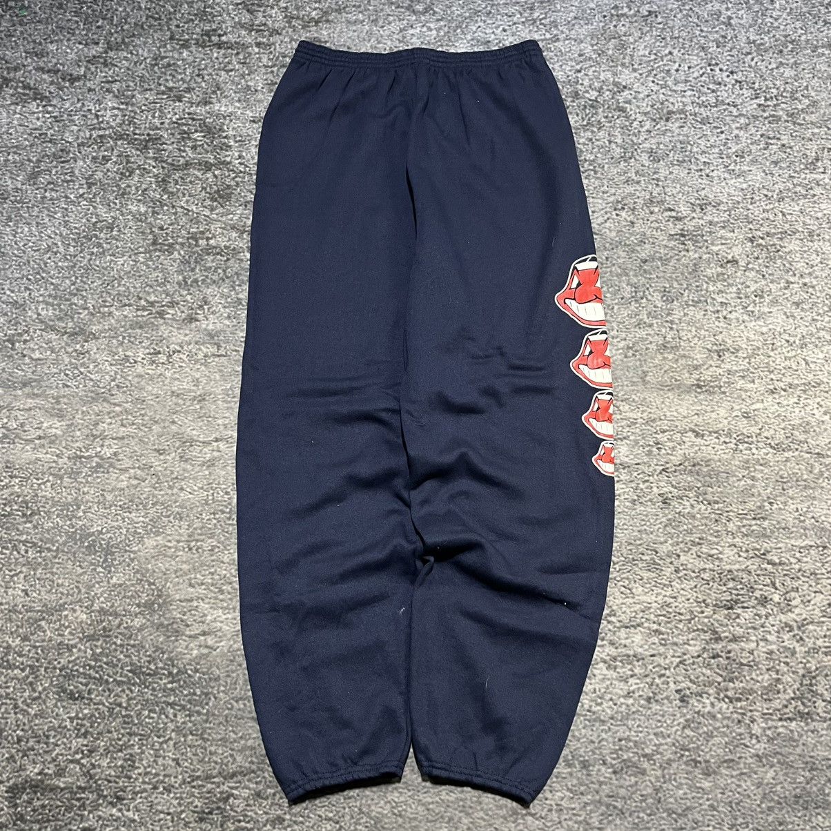 Tultex Vintage 90s Cleveland Indians Chief Wahoo MLB Sweatpants XXL Size US 32 / EU 48 - 3 Thumbnail