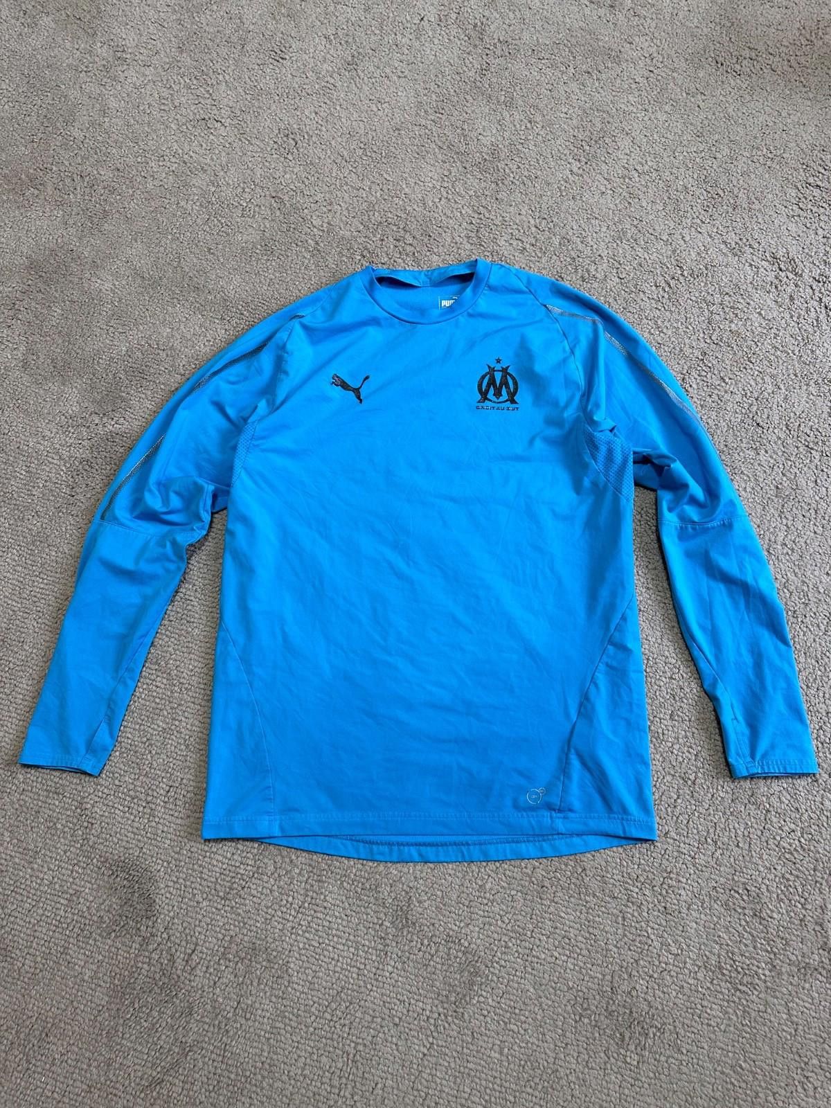 Puma 2018-19 Olympique Marseille Football Soccer Training Shirt Size US L / EU 52-54 / 3 - 1 Thumbnail