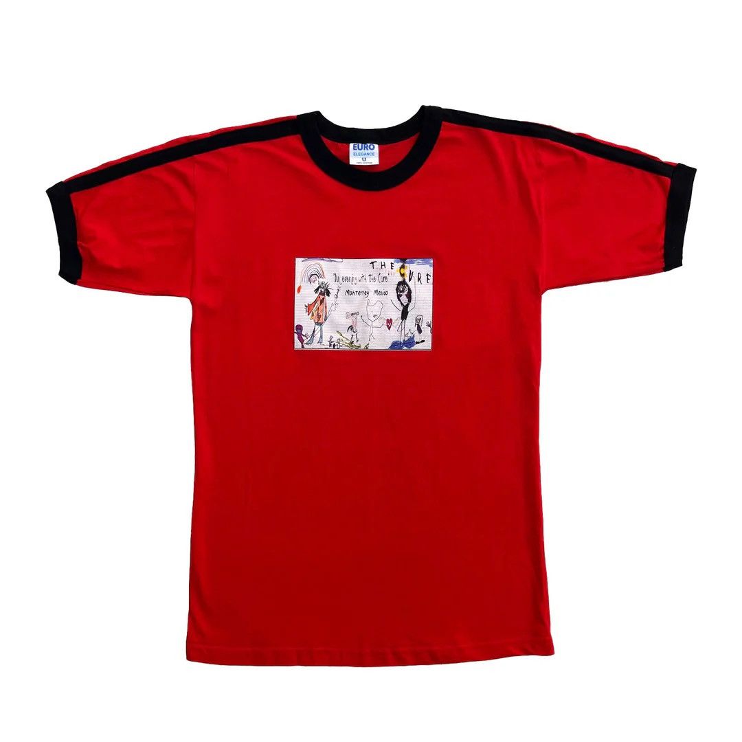 Band Tees × The Cure × Vintage The Cure 2004 Y2k Vintage Band Concert Mexico Ringer T-Shirt Size US L / EU 52-54 / 3 - 1 Thumbnail