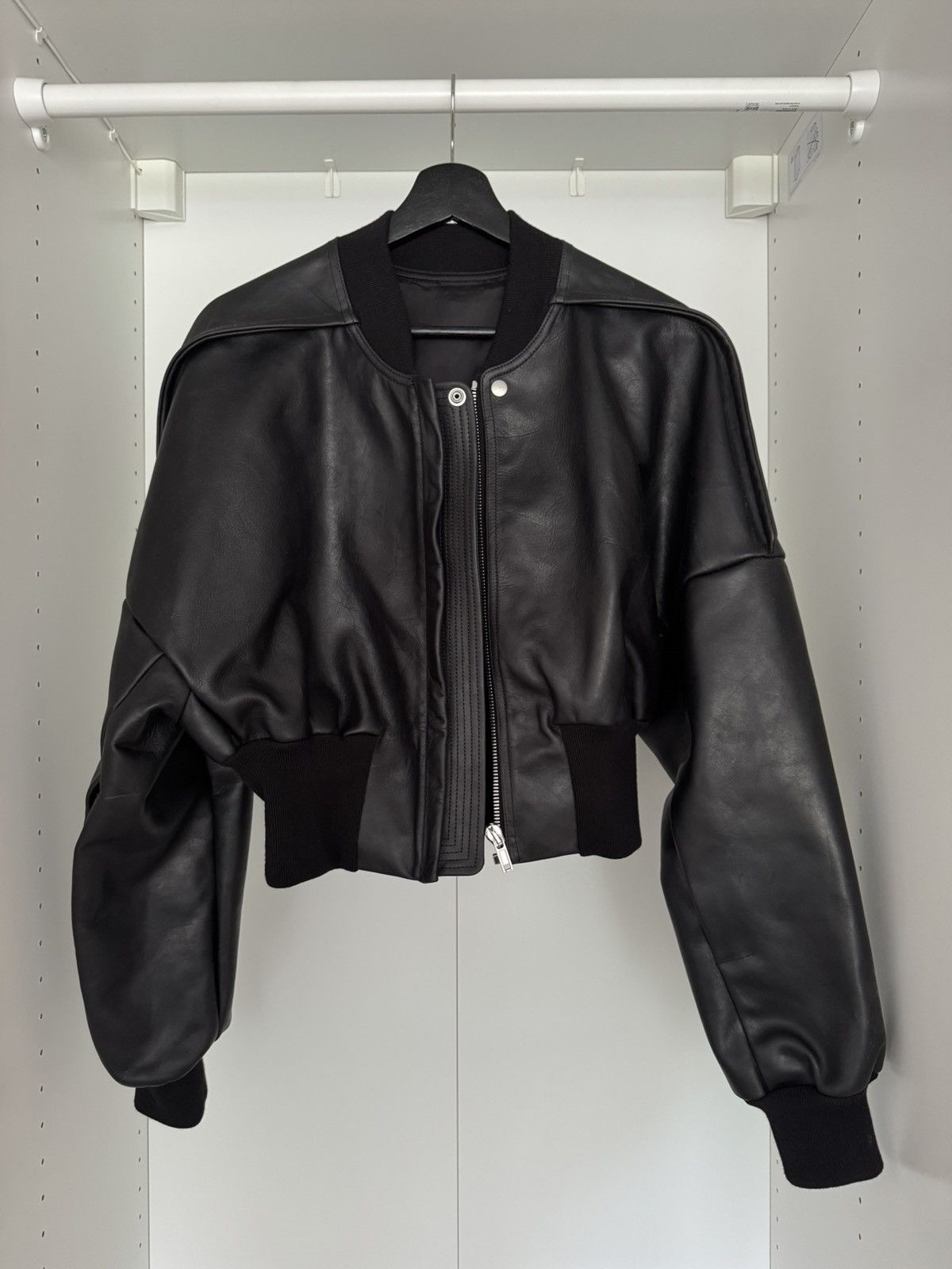 確実正規品 Rick owens Alice strobe 24ss 46 Rick Owens FW22 STROBE Alice Leather Shirt Jacket – Justin Reed