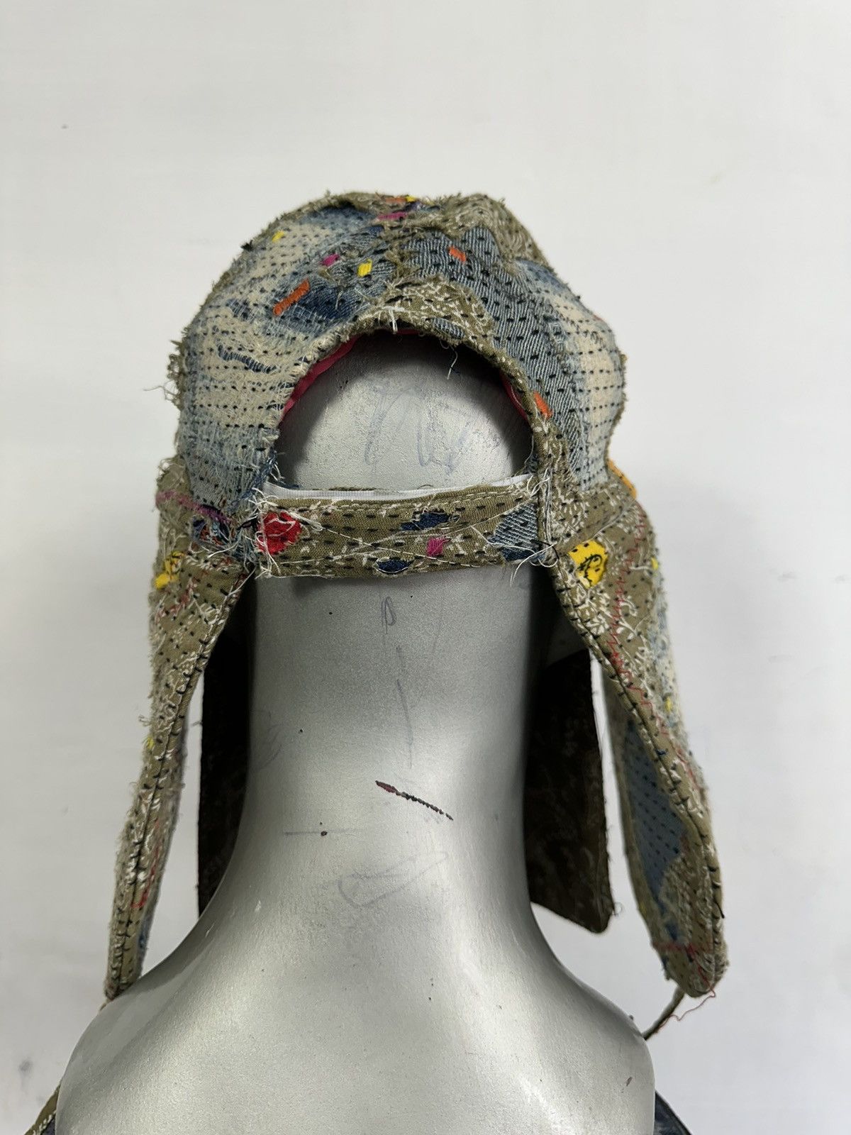 Other Custom Made Distressed Paisley patchwork Boro hats by Ahado Size ONE SIZE - 9 Thumbnail