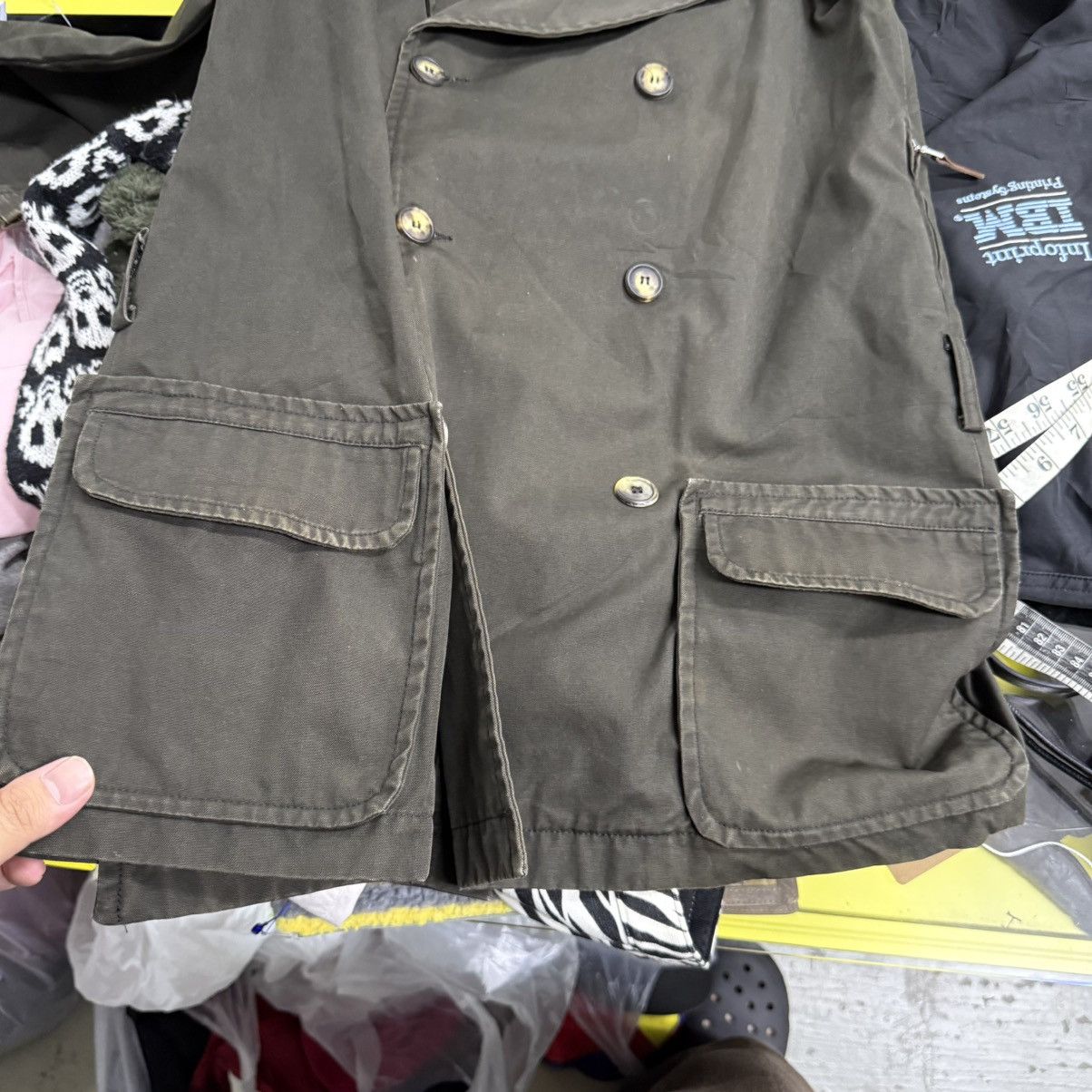 A.P.C. APC Double Breasted Peacoat Military Jacket Size US S / EU 44-46 / 1 - 11 Thumbnail
