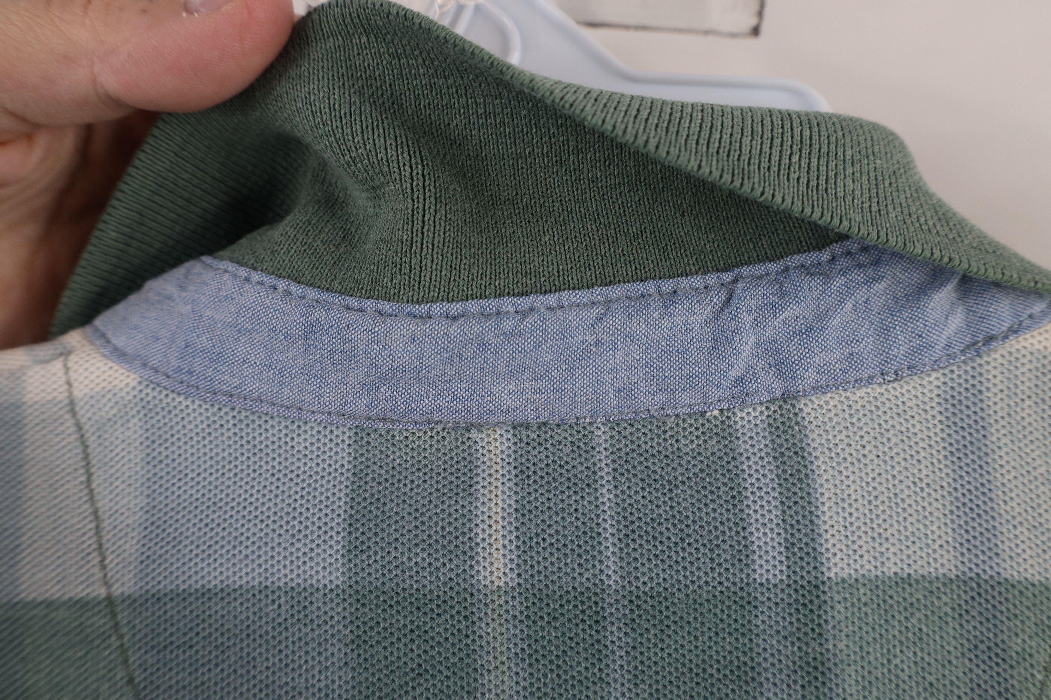 Vintage Vintage 90s Streetwear Baggy Fit Collared Polo Shirt Plaid Size US L / EU 52-54 / 3 - 7 Thumbnail