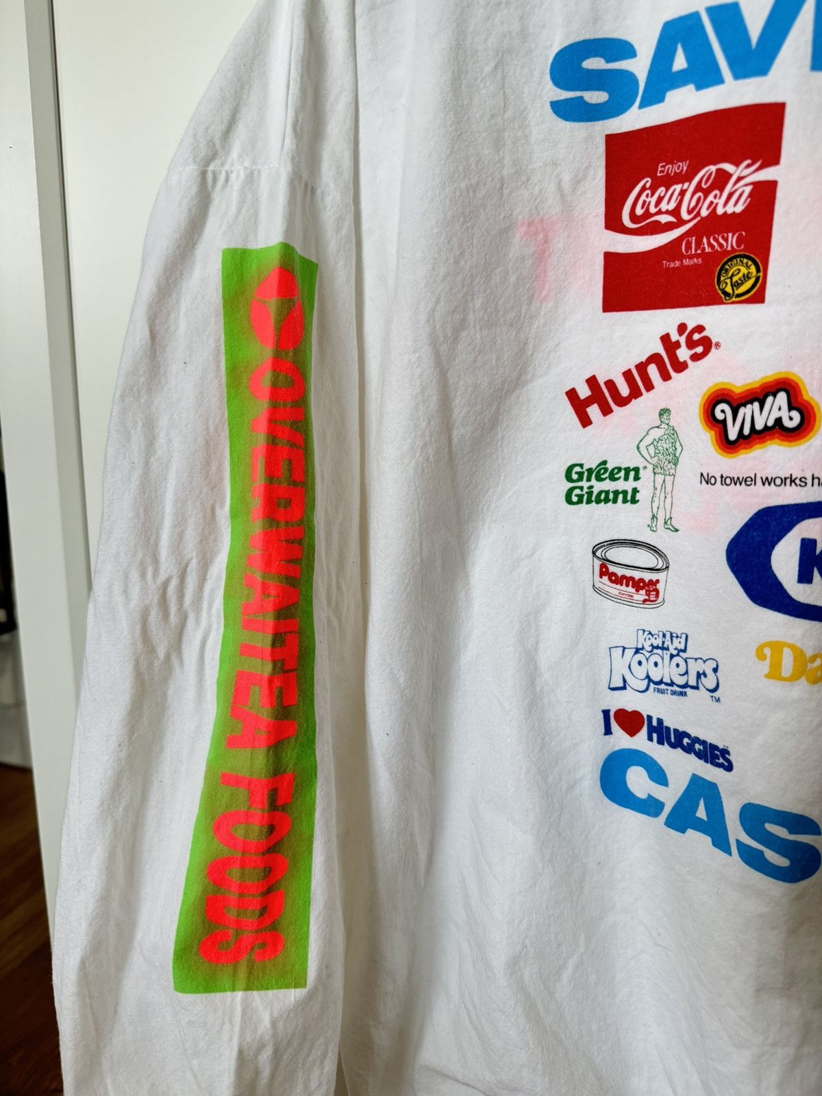 Vintage Vintage USA American sweatshirt 80s 90s y2k food contours Size US S / EU 44-46 / 1 - 6 Thumbnail