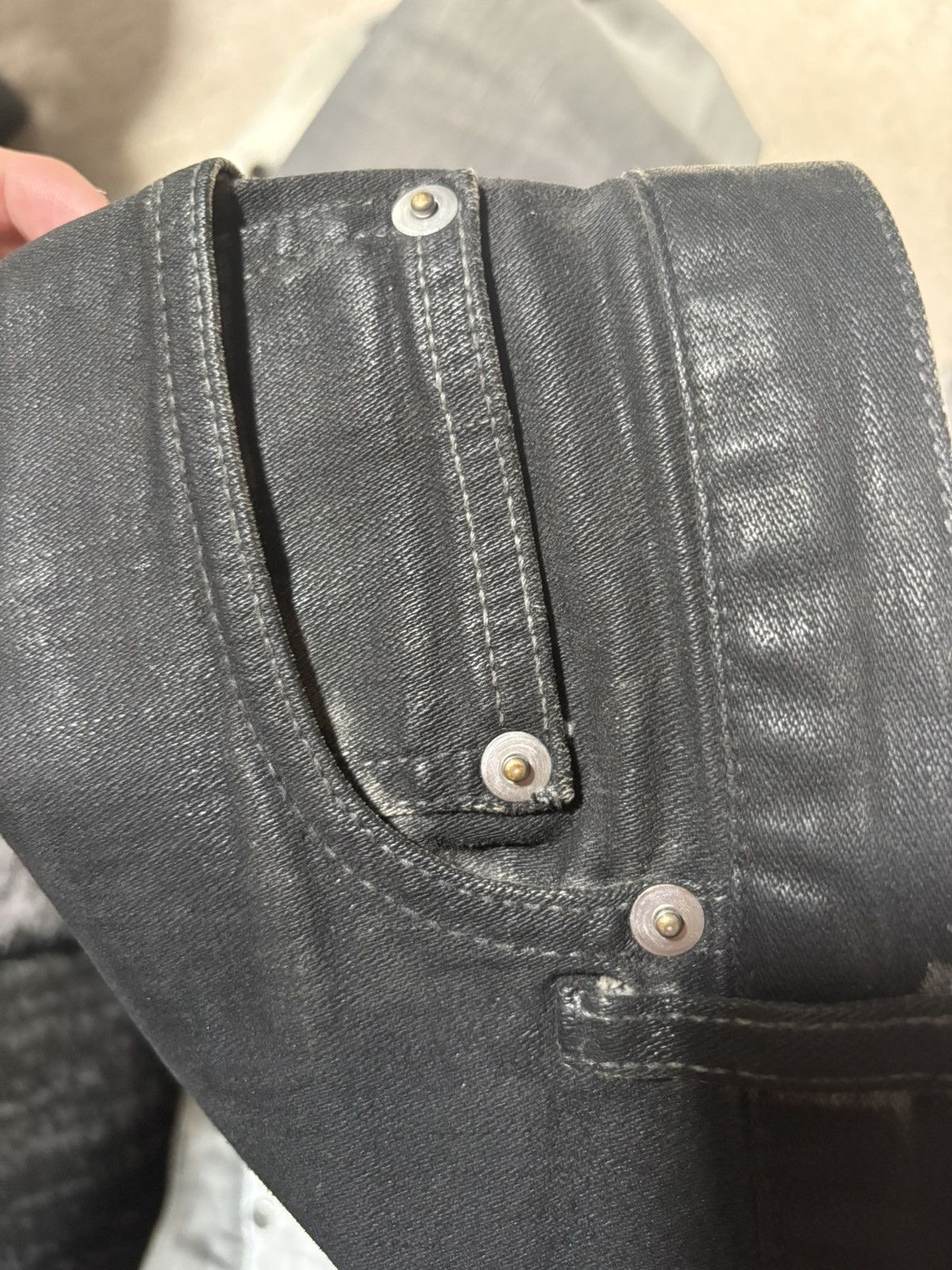 Dior Dior Waxed Gradient Dip Dye Jeans by Kris Van Assche Size US 30 / EU 46 - 15 Thumbnail