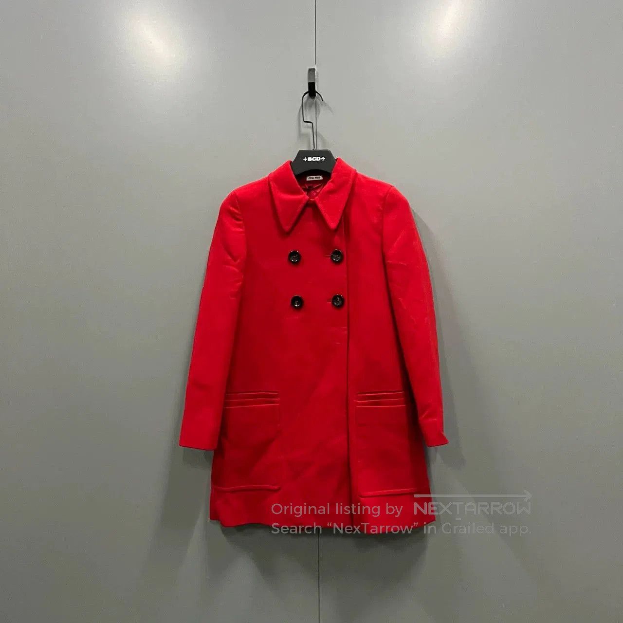 Miu Miu Miu Miu Red Coat. Size S / US 4 / IT 40 - 2 Thumbnail