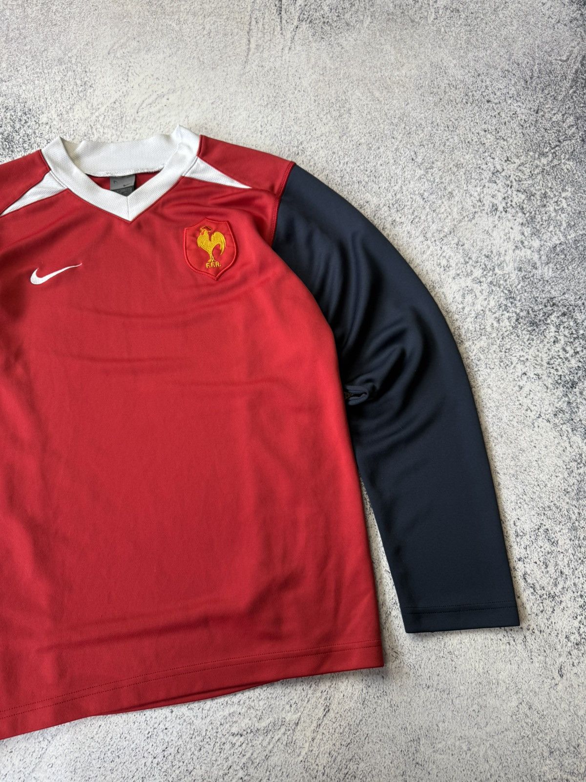 Nike Vintage Nike Y2K 2004 France National Team Longsleeve Jersey Size US S / EU 44-46 / 1 - 4 Thumbnail