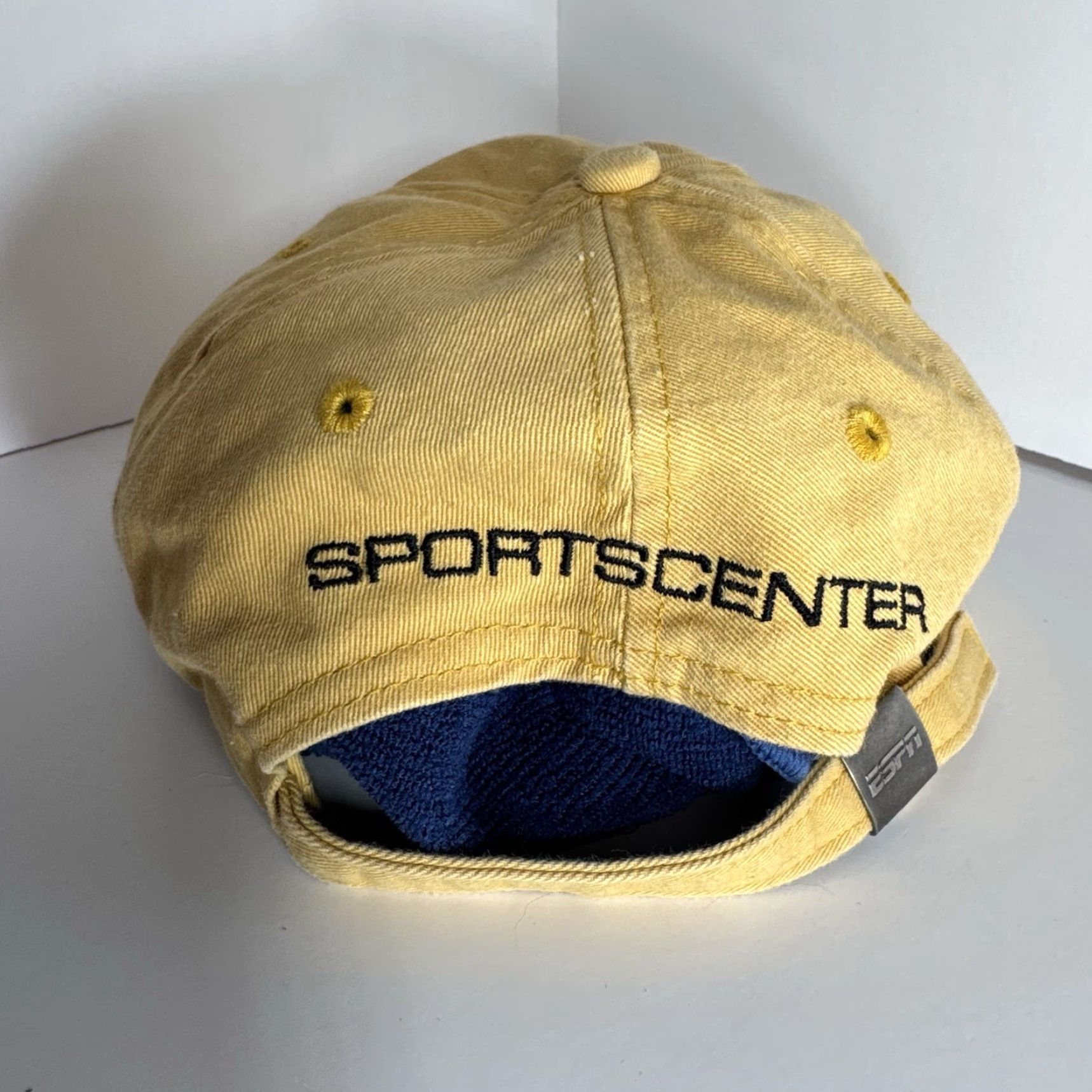 Logo 7 ESPN Cap Hat Unisex Adjustable Color Yellow Sports Center Embroidered SC Logo Baseball Cap Hat Adults One Size Yellow ESPN Cap Size ONE SIZE - 4 Thumbnail