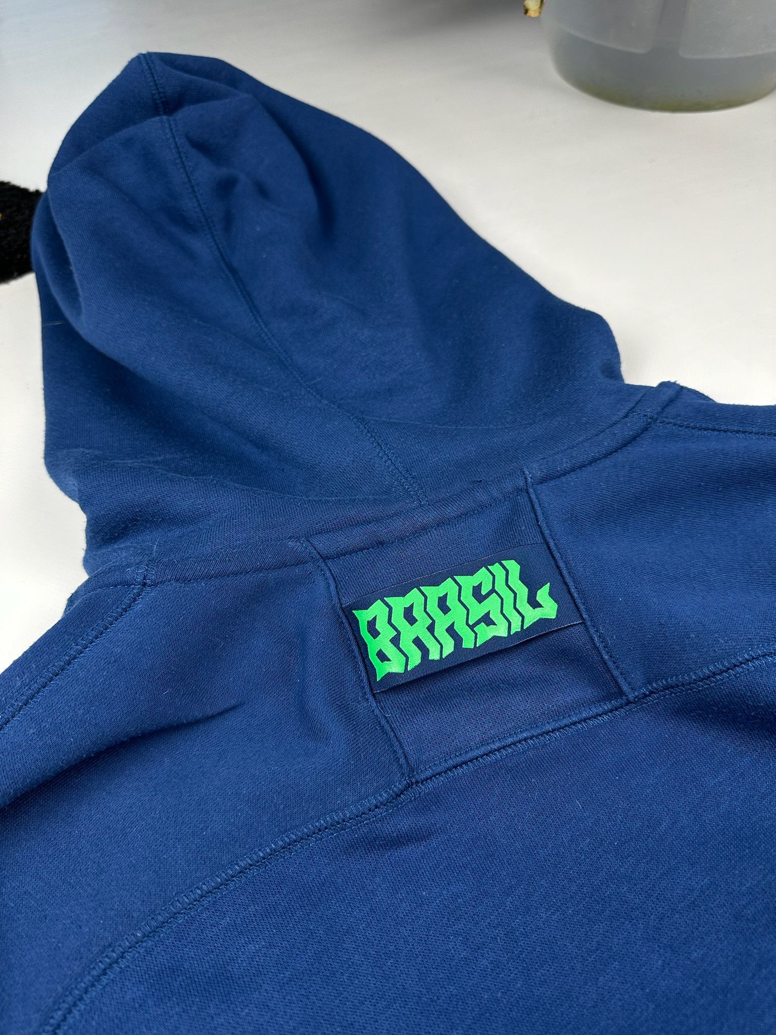 Nike Nike Brasil Vintage Fleece Y2K Hoodie S Soccer Size US M / EU 48-50 / 2 - 8 Thumbnail