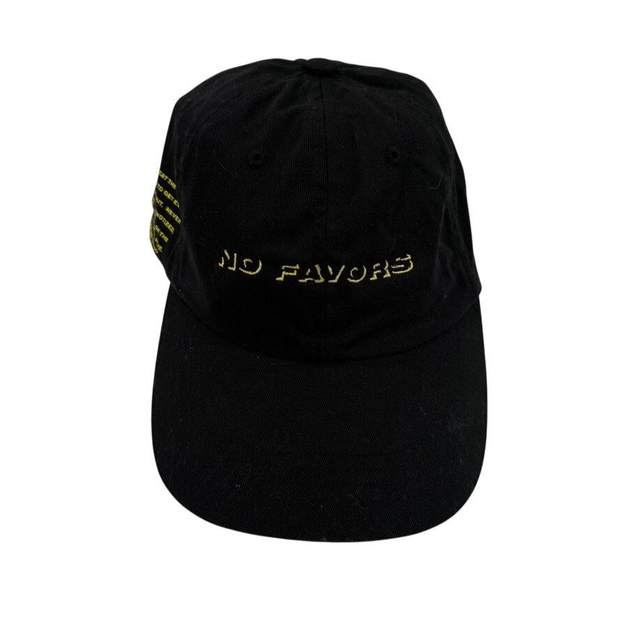 Big Sean Big Sean No Favors Tour Baseball Hat in Black, Size OS Size ONE SIZE - 1 Thumbnail