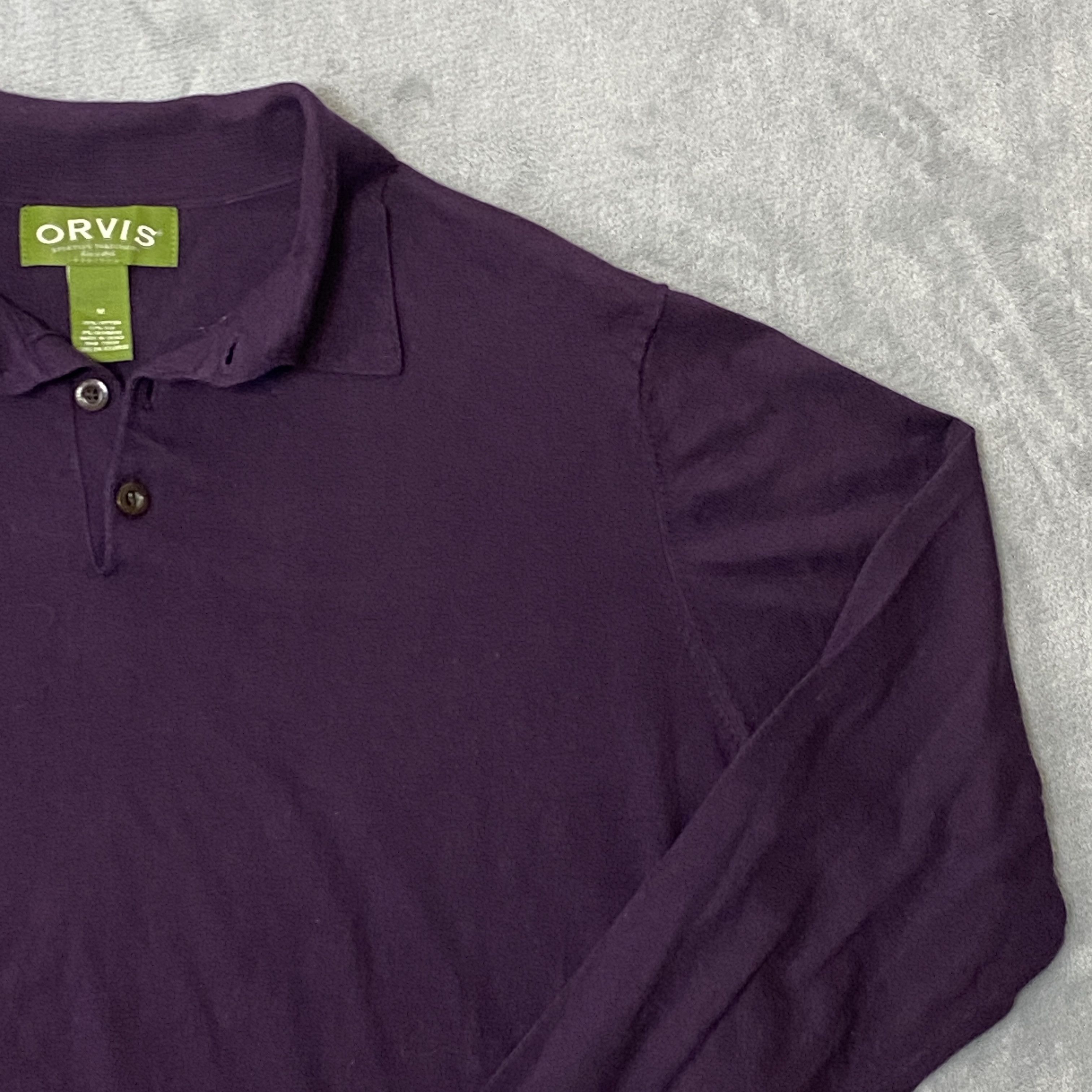 Orvis SILK/CASHMERE Blend Sweater Medium Collared Soft Long Sleeve Size US M / EU 48-50 / 2 - 6 Thumbnail