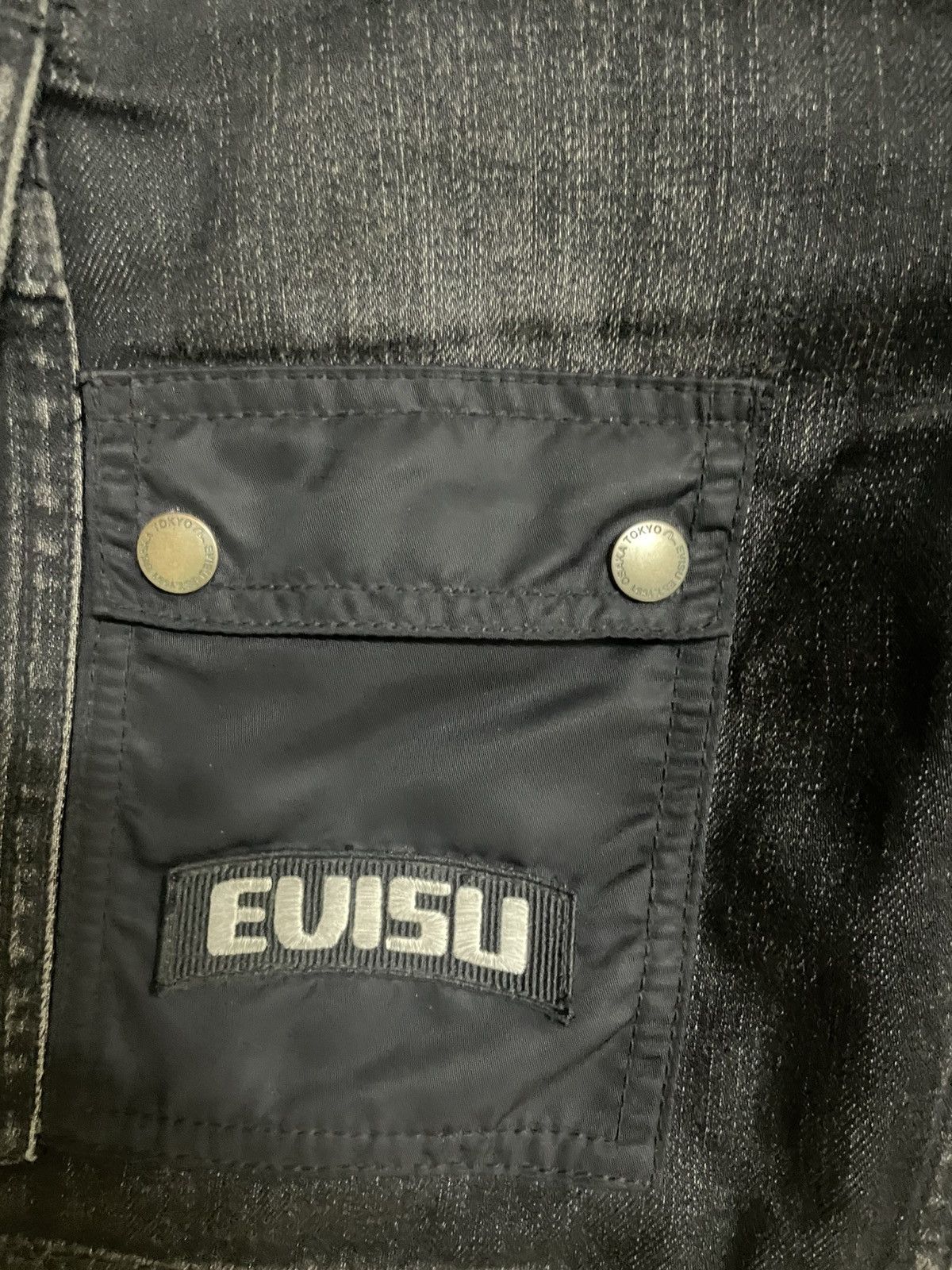 Evisu EVISU (Denim Cargo Pants) Size US 34 / EU 50 - 4 Thumbnail