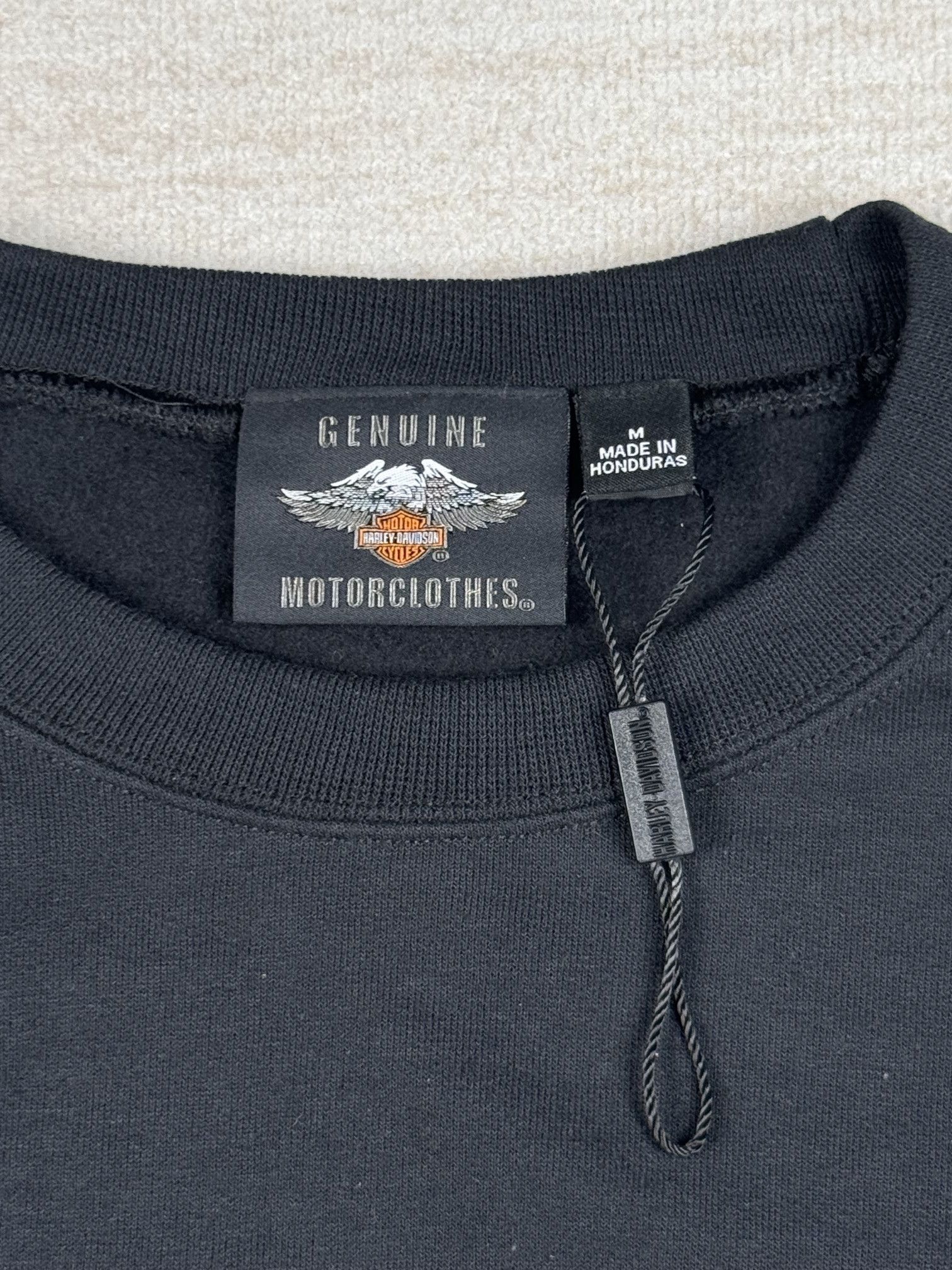 Harley Davidson UNWORN* HARLEY-DAVIDSON Sweatshirt Eagle Black Size US M / EU 48-50 / 2 - 3 Thumbnail