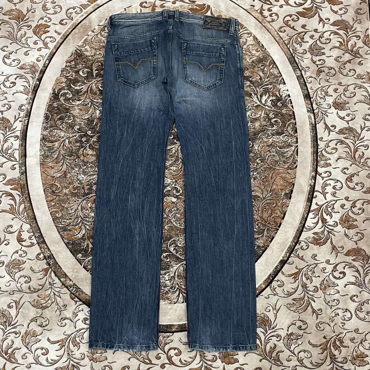 Diesel 🔥Vintage Diesel Industry Safado Ripped Distress Denim Jeans Size US 35 - 4 Thumbnail