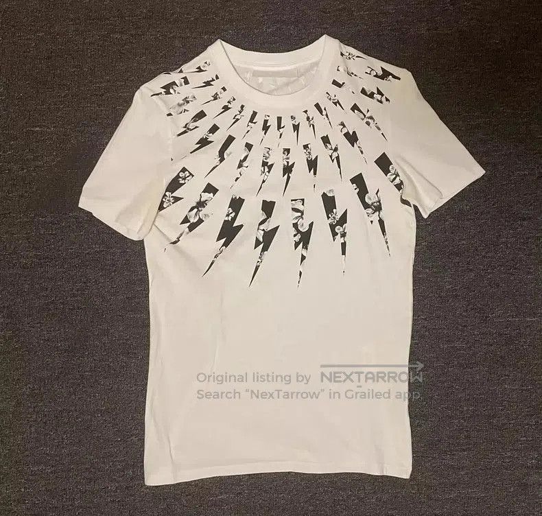 Alexander McQueen Neil Barrett White Lightning Floral T. Size US XS / EU 42 / 0 - 1 Thumbnail