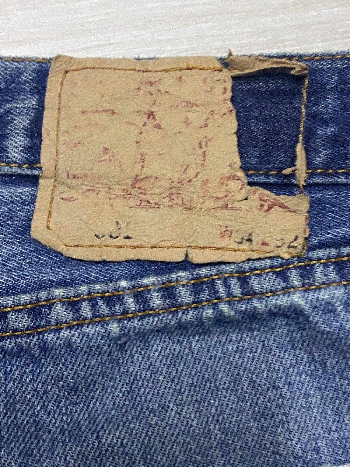 Levi's Levis Crazy Custom Super Baggy Style Paint Splatter Jeans Size US 36 / EU 52 - 19 Thumbnail