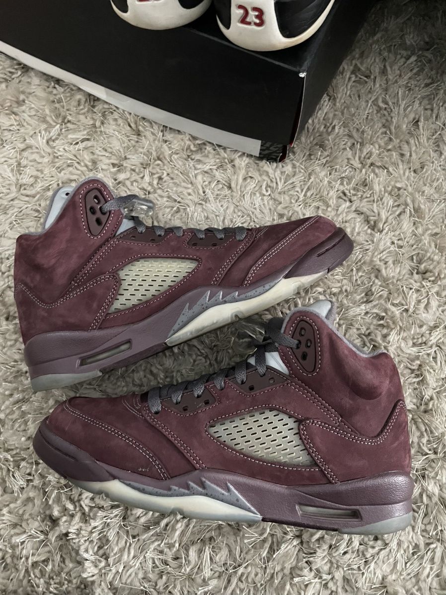 Jordan Brand Jordan 5 Burgundy Size US 7 / EU 40 - 3 Thumbnail
