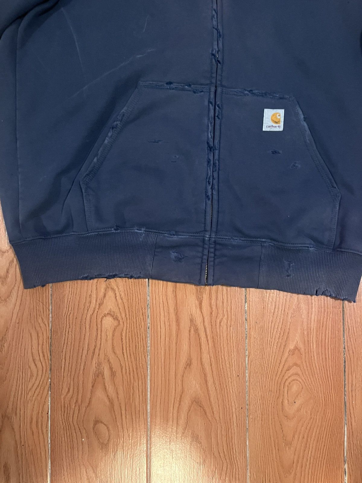 Carhartt Sun Faded carhartt distressed zip up hoodie Size US L / EU 52-54 / 3 - 4 Thumbnail