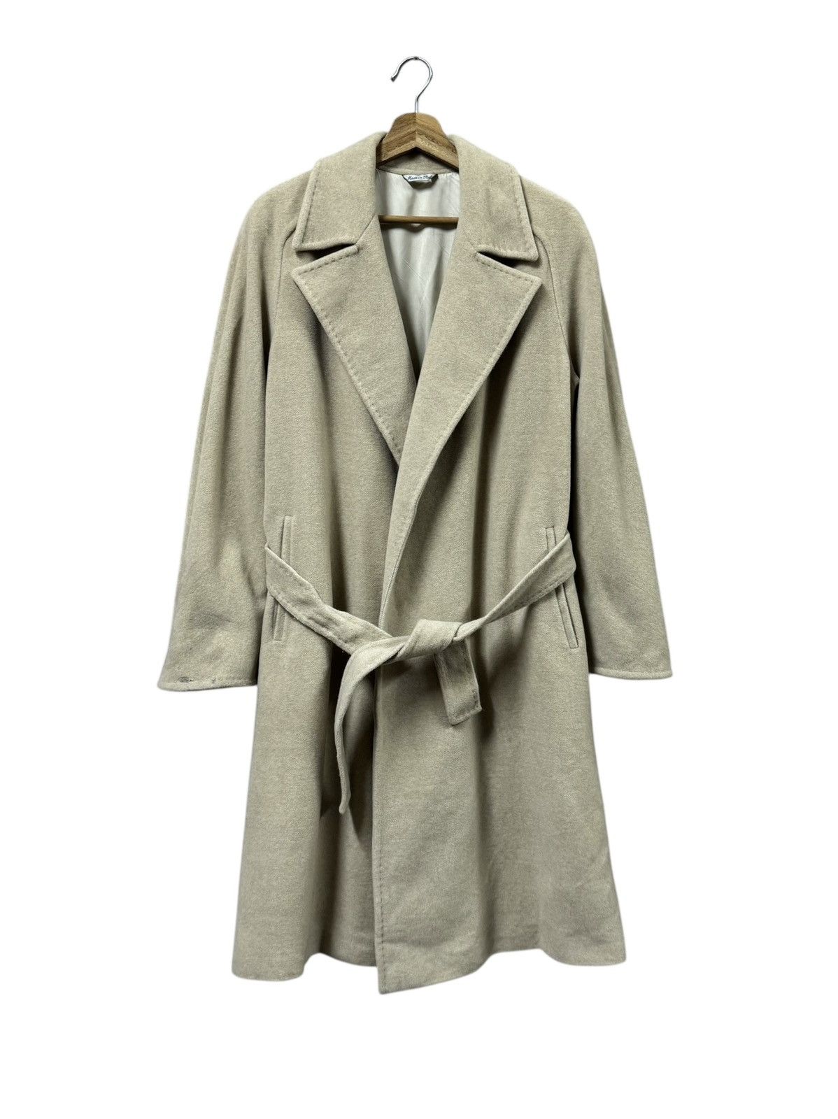 Giorgio Armani I Blues Tie-Belt Twill Coat Jacket *Only For Japan Release* Size US XS / EU 42 / 0 - 1 Thumbnail