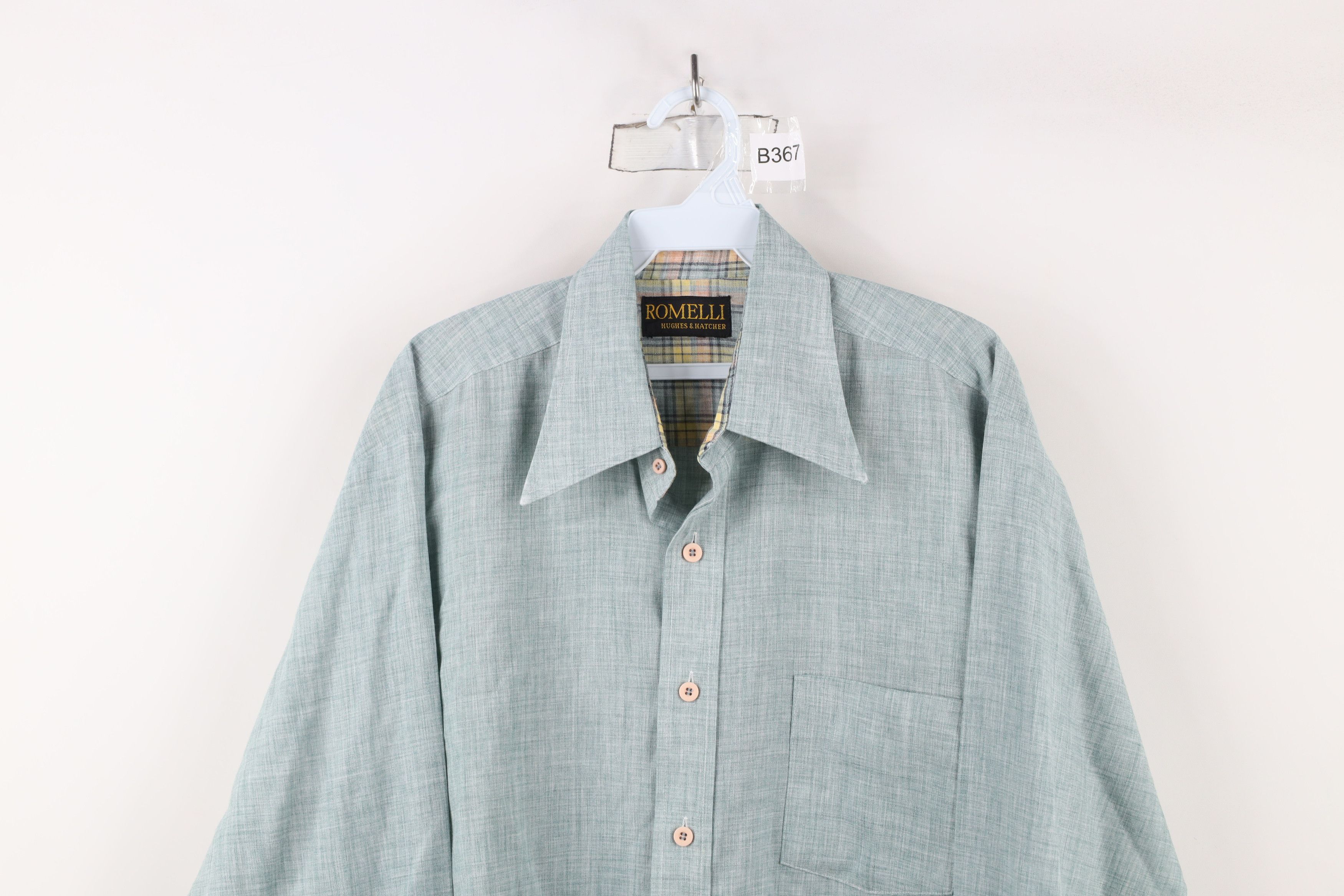 Vintage Vintage 70s Streetwear Collared Long Sleeve Button Shirt Size US XL / EU 56 / 4 - 2 Thumbnail