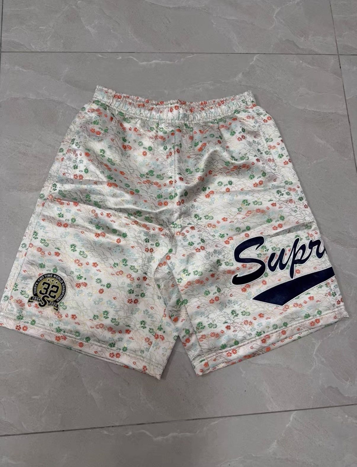 Supreme Supreme SS26 WEEK5 Floral Jacquard Short J34 Size US 34 / EU 50 - 1 Thumbnail