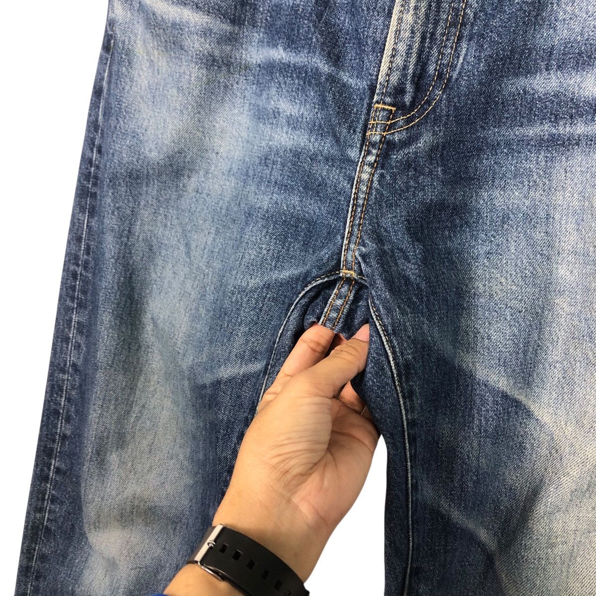 Japanese Brand × Vintage 📌Vintage Denim Jeans Uniqlo Issey Miyake Rich Blue Size US 36 / EU 52 - 16 Thumbnail