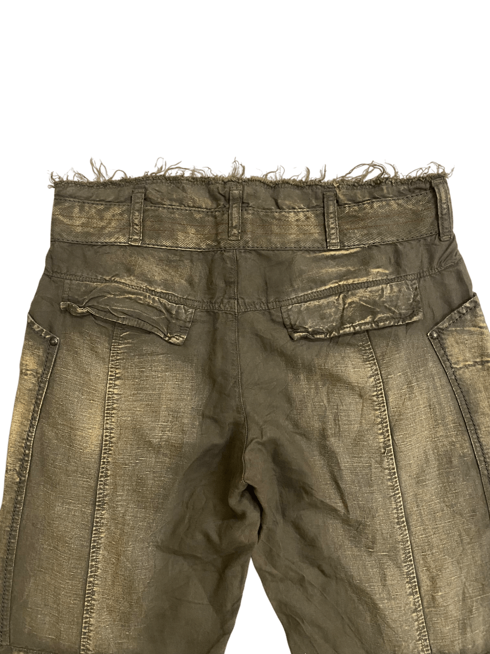 Marithe + Francois Girbaud 2006 MFG Brown Wash Baggy Loose Jeans Size US 34 / EU 50 - 6 Thumbnail