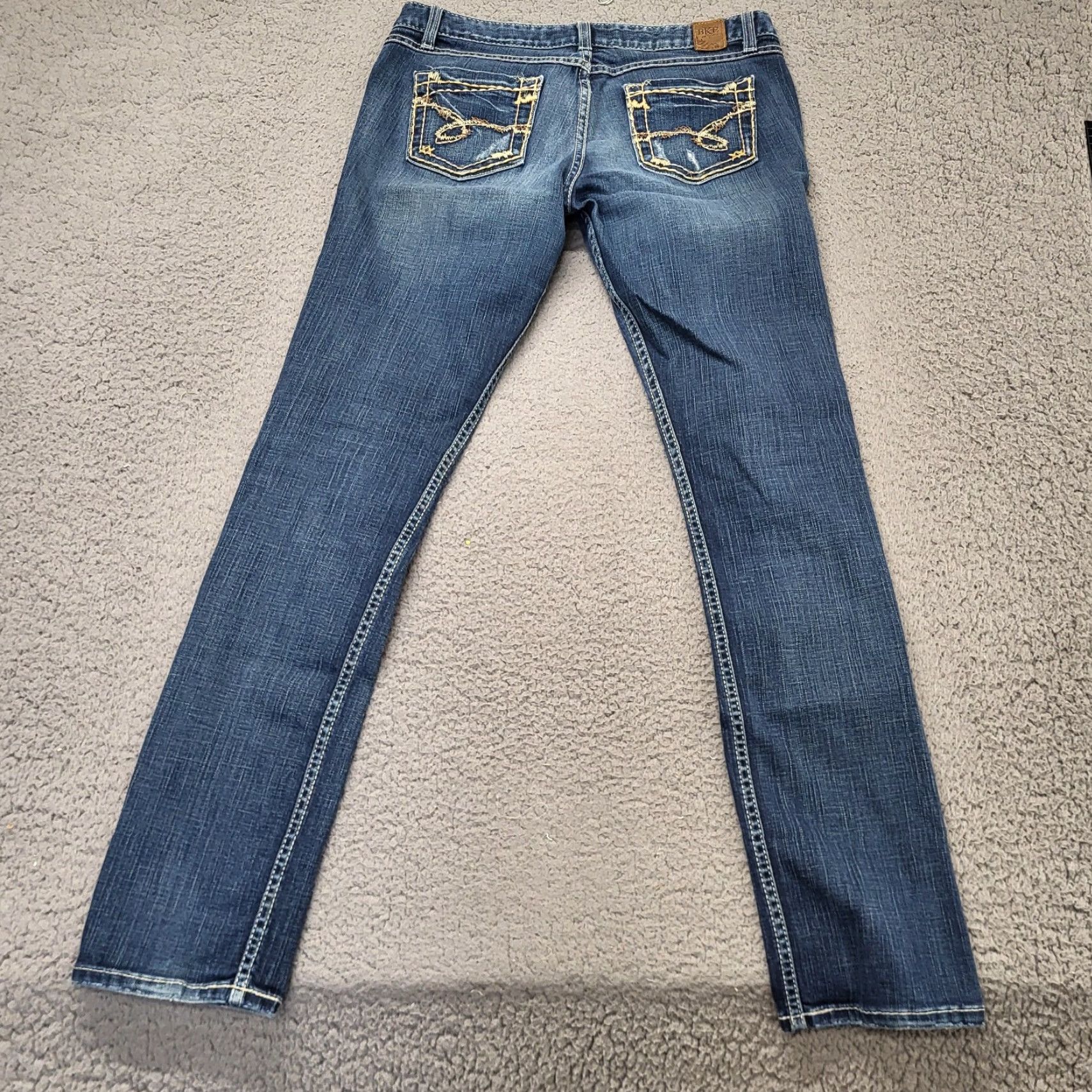 BKE BKE Jeans Women's 31x33.5 Madison Skinny Denim Stretch Blue Barbed Wire Jeans Size 24" / US 00 / IT 34 - 4 Thumbnail